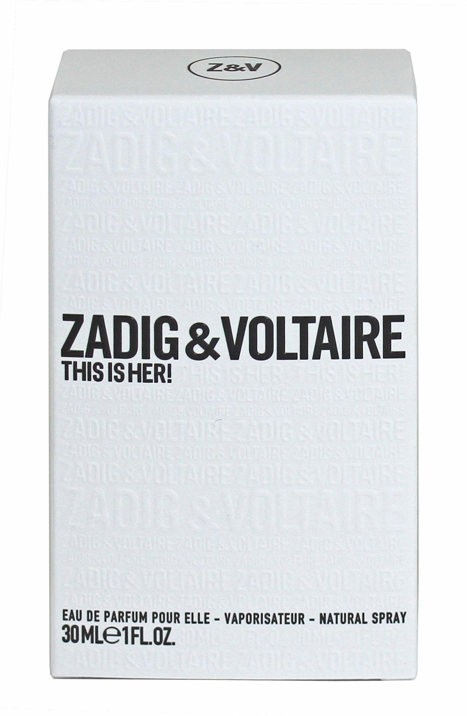 ZADIG & VOLTAIRE Eau de Parfum This is Her!, mit blumig-orientalischer Note