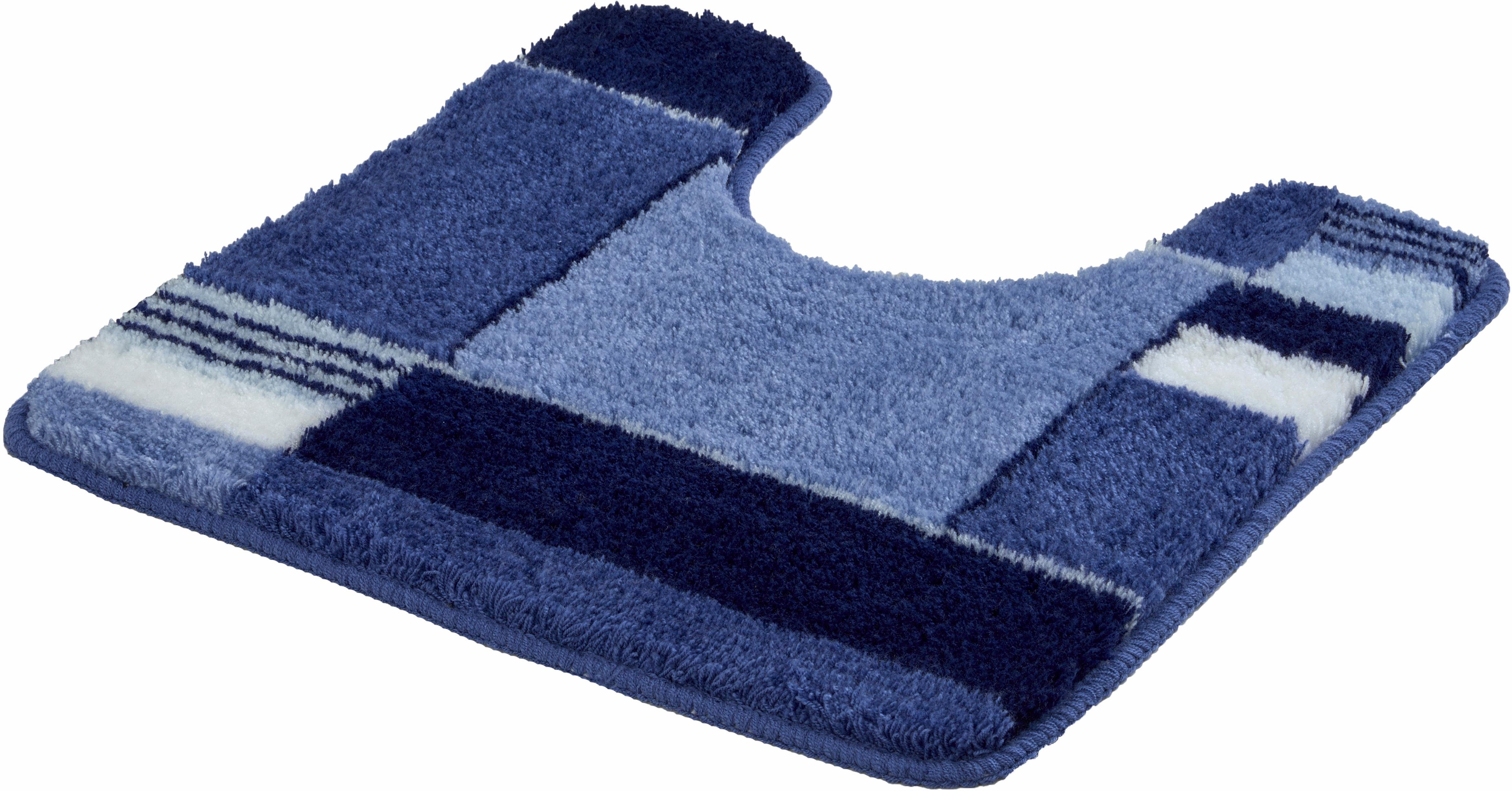 Kleine Wolke Badematte Padova, Badvorleger, Badezimmer Teppich, Höhe 20 mm, rutschhemmend beschichtet, fußbodenheizungsgeeignet, Kunstfaser, rechteckig, Badteppich, modernes Design, mit Bordüre, Kundenliebling