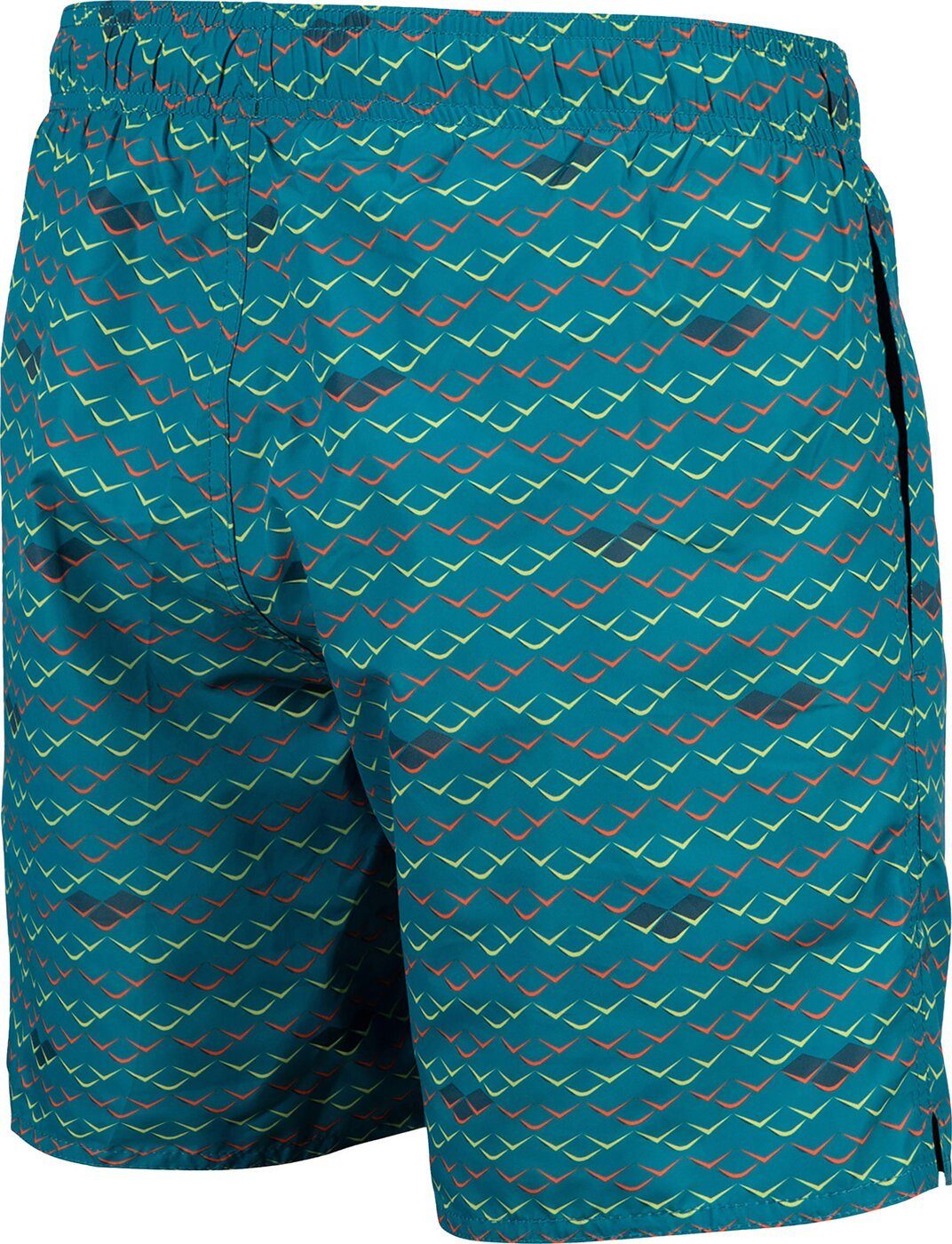 LAKE BEACH GREEN LOGO BOXER MEN'S Arena Badeshorts ALLOVER