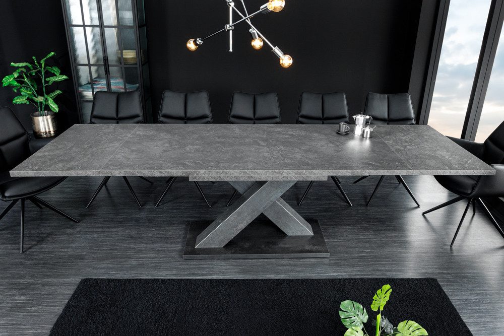 riess-ambiente Esstisch MONTREAL 180-230-280cm grau/graphit · Konferenztisc günstig online kaufen