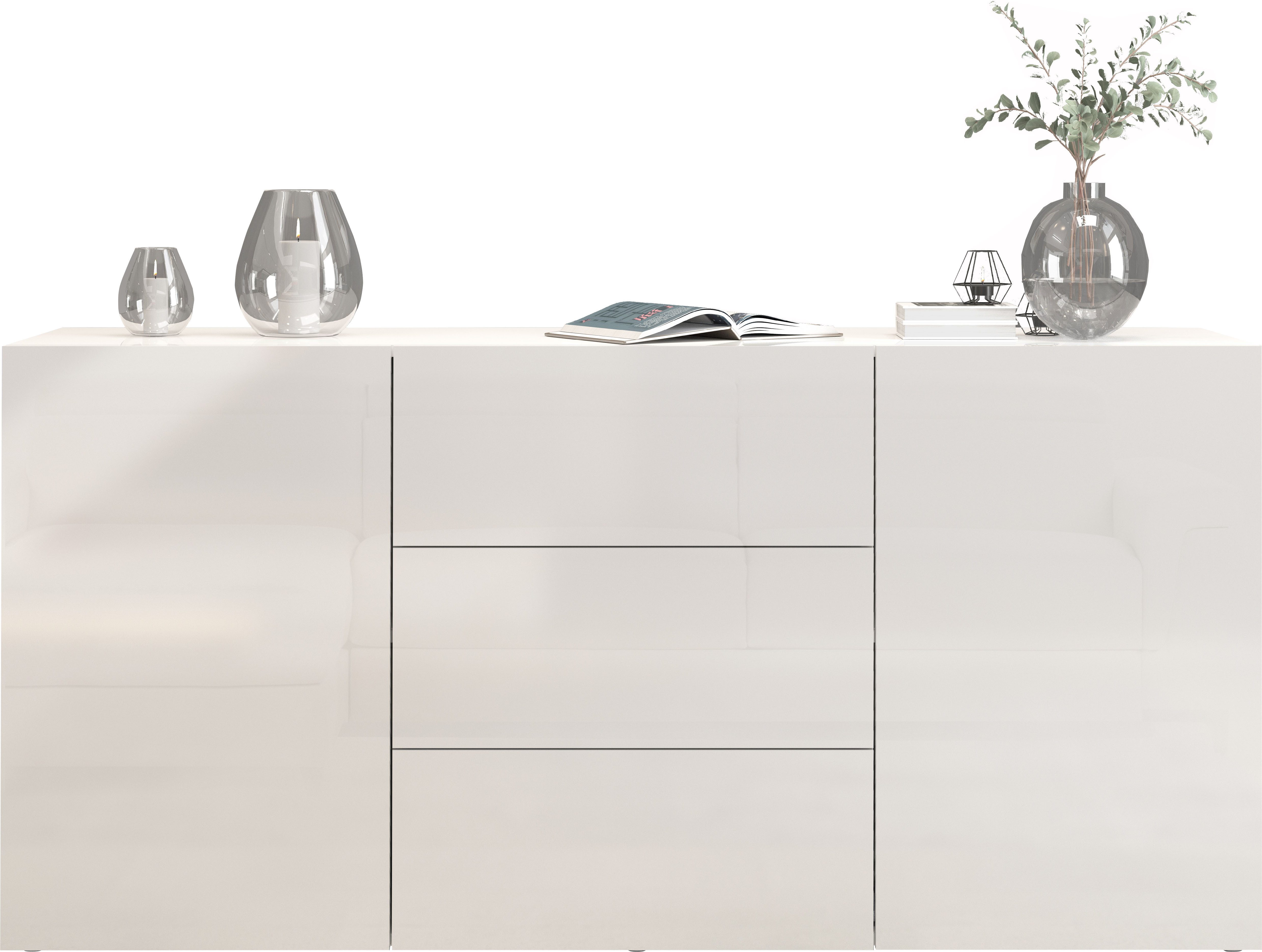 OTTO home Sideboard Egypt, Kommode, Schrank, grifflos, 2 Türen, 3 Schubkäst günstig online kaufen