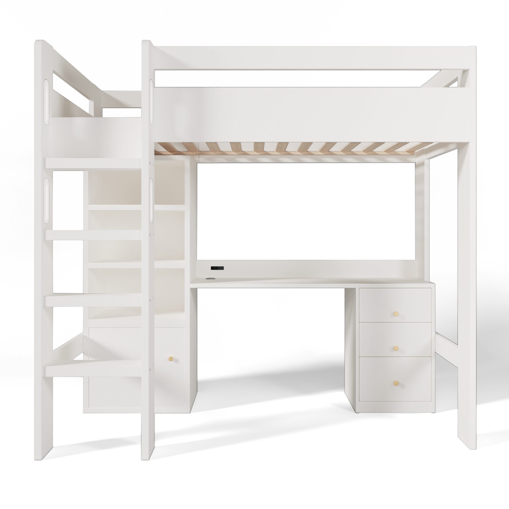 MC Star Kinderbett Hochbett mit USB-C günstig online kaufen