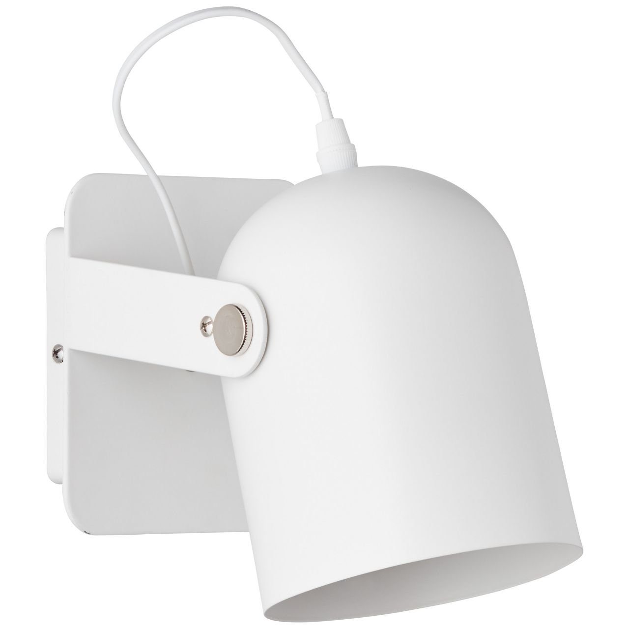 Brilliant Wandleuchte Yan, Lampe Yan Wandspot Schalter weiß 1x A60, E27,  30W, geeignet für Norm, Soft Interieur: Klassik fusioniert mit Moderne