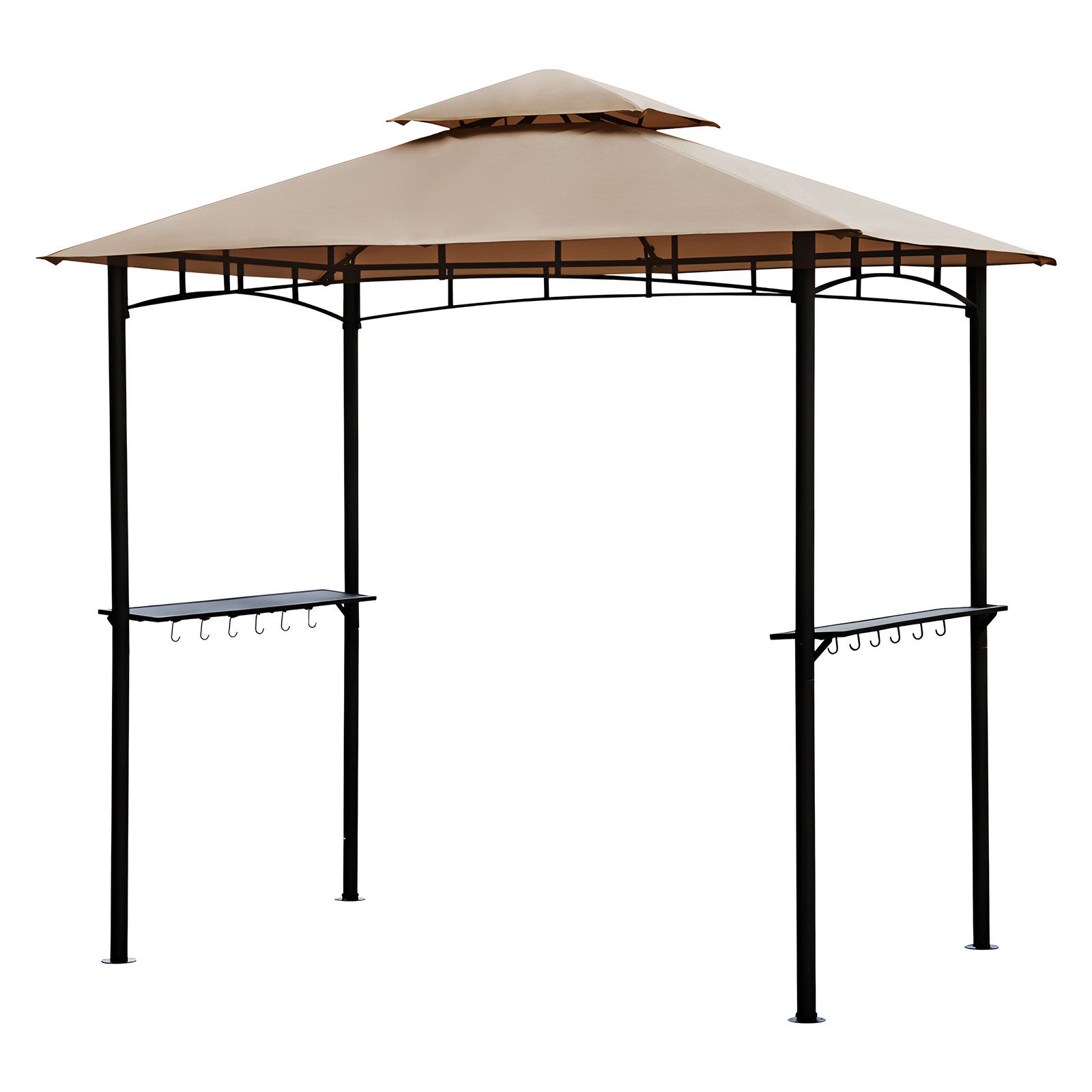 Sekey Grillpavillon Grillpavillon 2,45m Wasserdichte Gazebo Terrasse Garten günstig online kaufen
