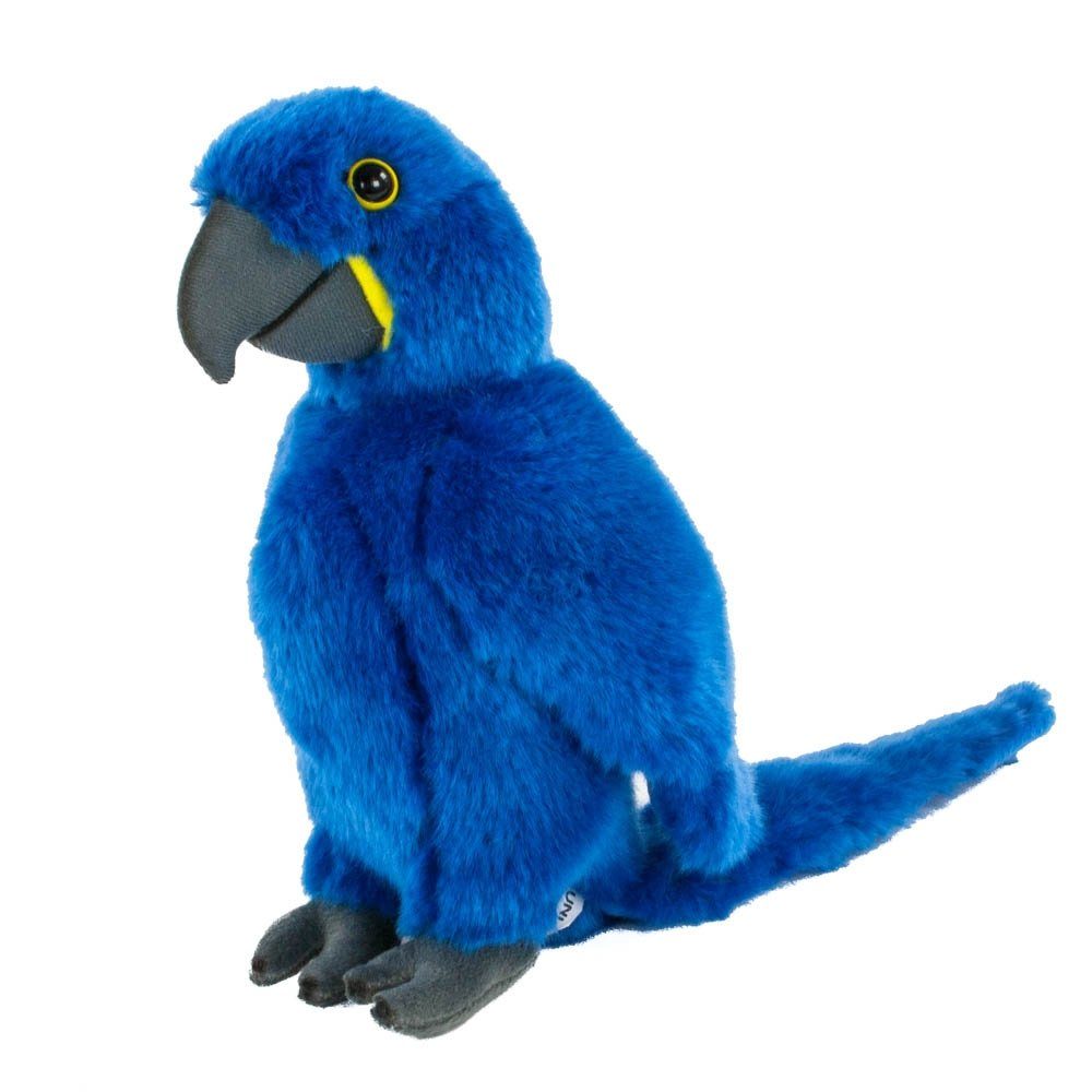 Teddys Rothenburg Kuscheltier Kuscheltier Papagei dunkelblau 26 cm (Stofftiere Papageien Plüschtiere, Plüschpapagei Stoffpapagei Vögel)