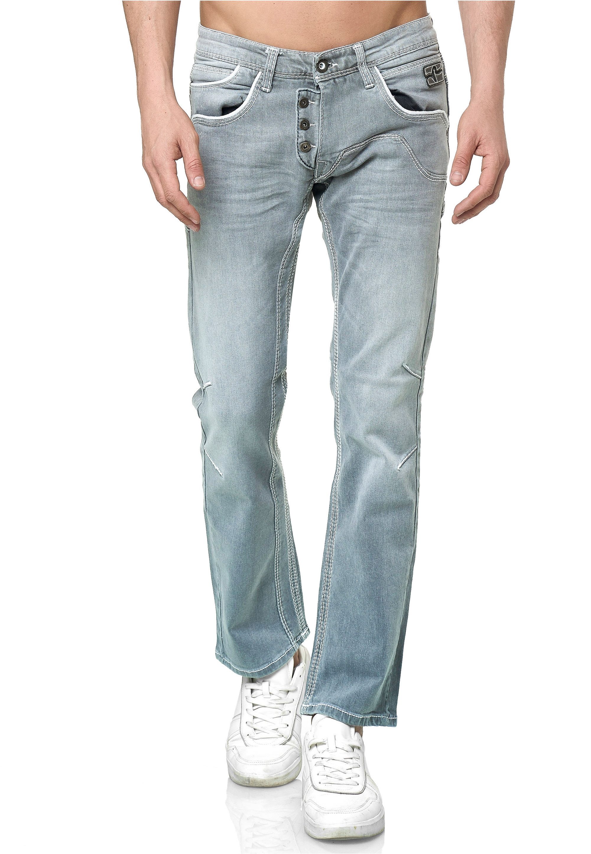 Rusty Neal Straight-Jeans im bequemen Straight Fit-Schnitt