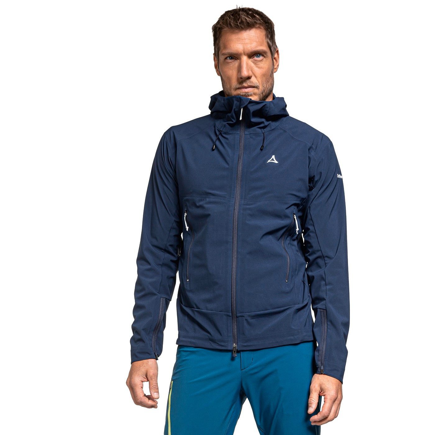Softshelljacke Mangart - 4D Body Mapping, winddicht - dressblau Herren