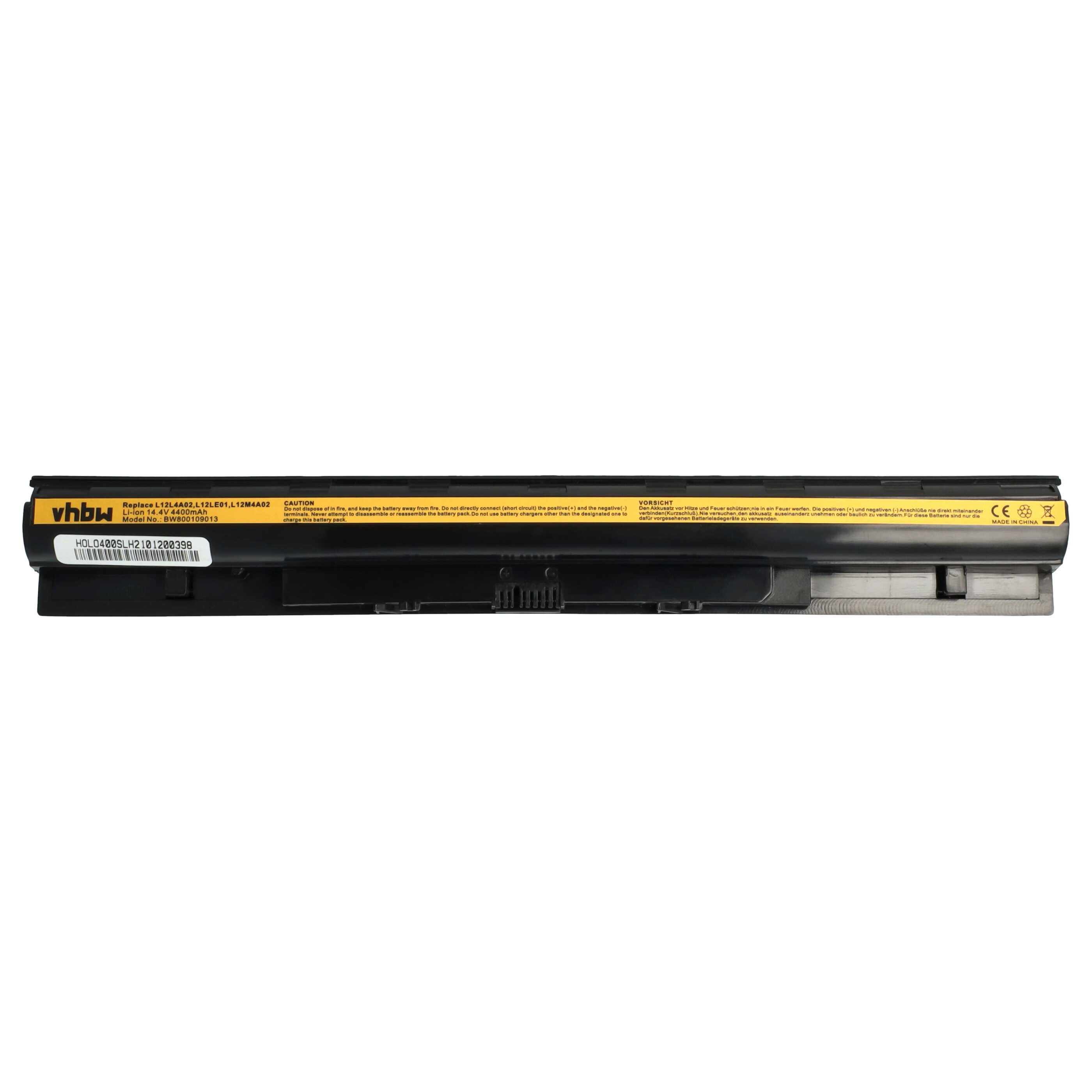 vhbw Akku passend für Lenovo G50-70, G50-45, G50-30, G505s, Z40-75, G500s Laptop-Akku Akku Li-Ion 4400 mAh (14,8 V, 1 St), Leistungsfähiger Austausch-Akku für Notebook, Wiederaufladbar, Jede