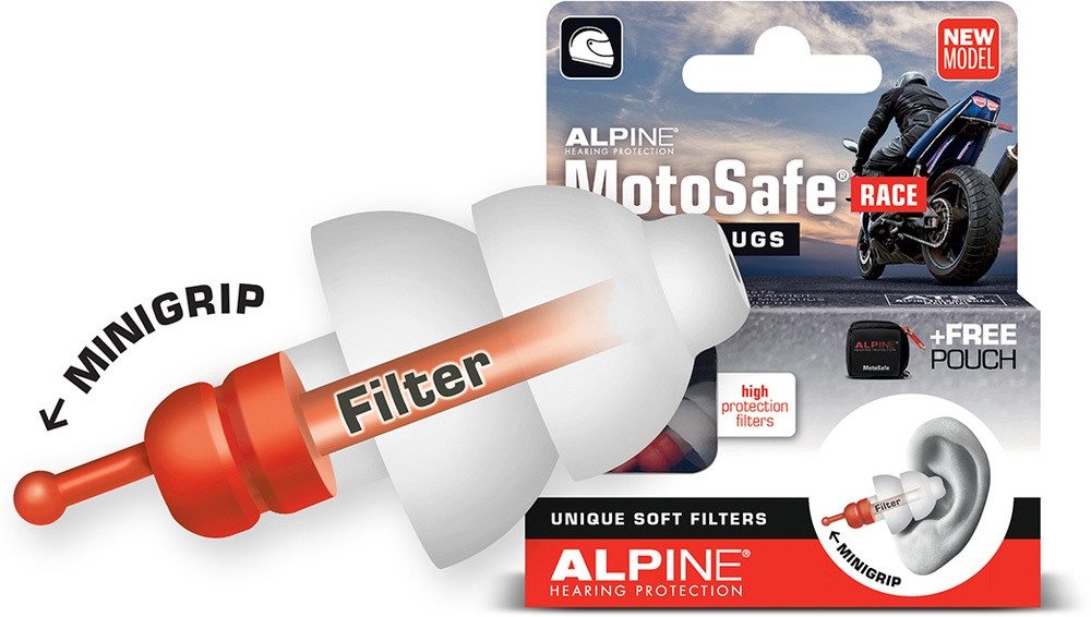 Kopfschutz Motosafe Earplugs Race