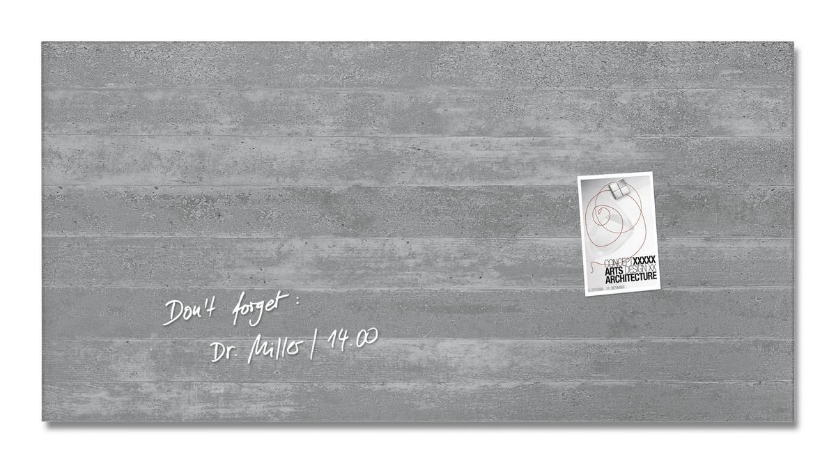Sigel Magnettafel, Sigel Glas Magnetboard artverum® 91x46 Whiteboard Magnet Wand Tafel