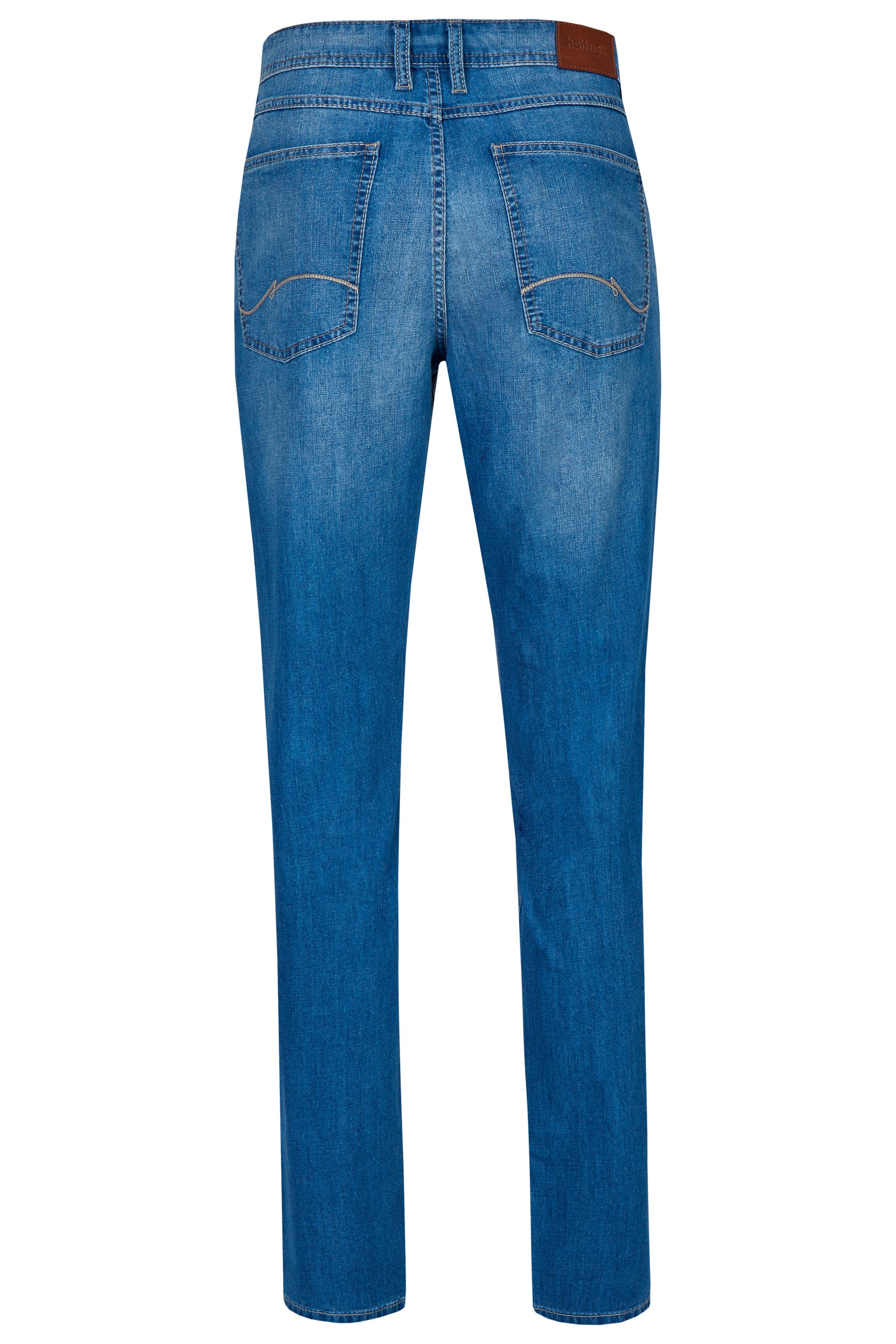 Herren Jeans Hattric 5-Pocket-Jeans HATTRIC HUNTER blue bleached 688275 5647.46 -