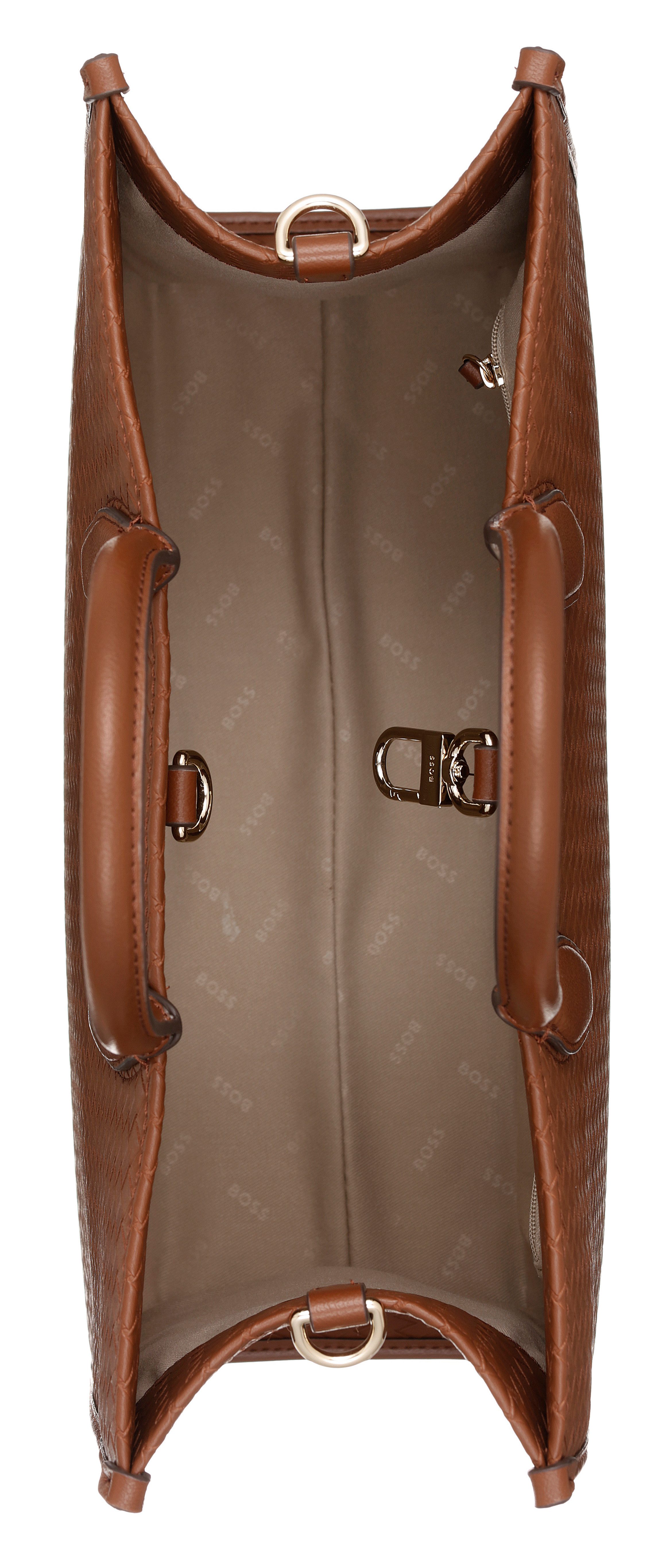 BOSS Henkeltasche Sandy Tote, Shopper, Damen Umhängetasche mit Schnallenverschluss