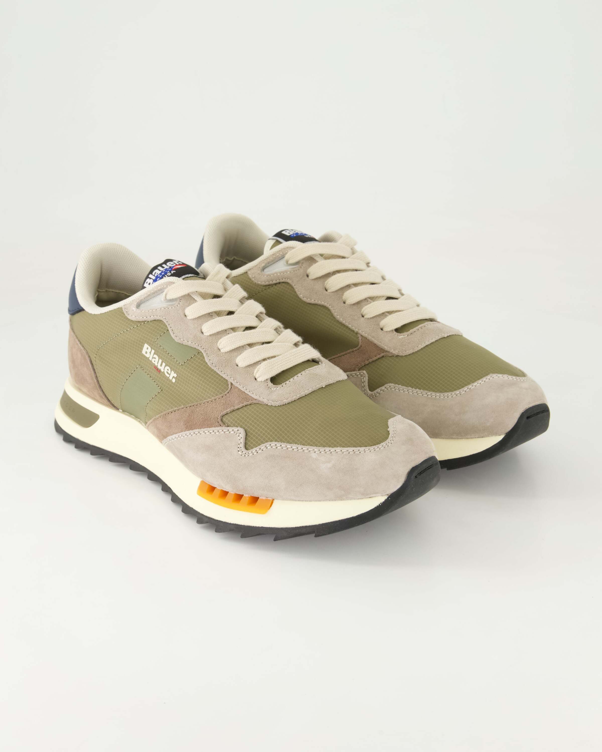 Blauer Ryder Sneaker Obermaterial: Leder und Textil