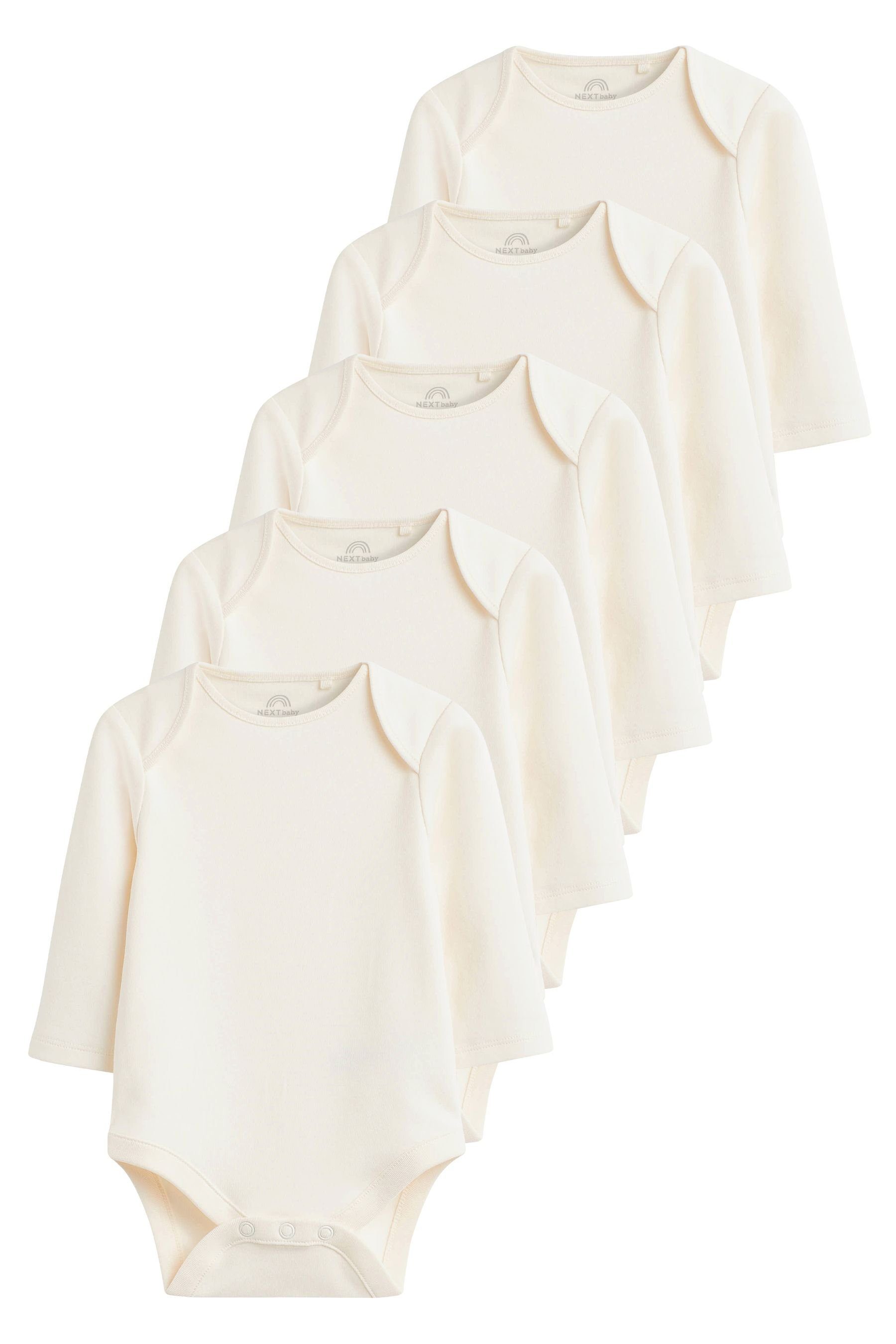 Arm Langarmbody mit (5-tlg) Essential Next 5er-Pack Baby-Bodysuits langem