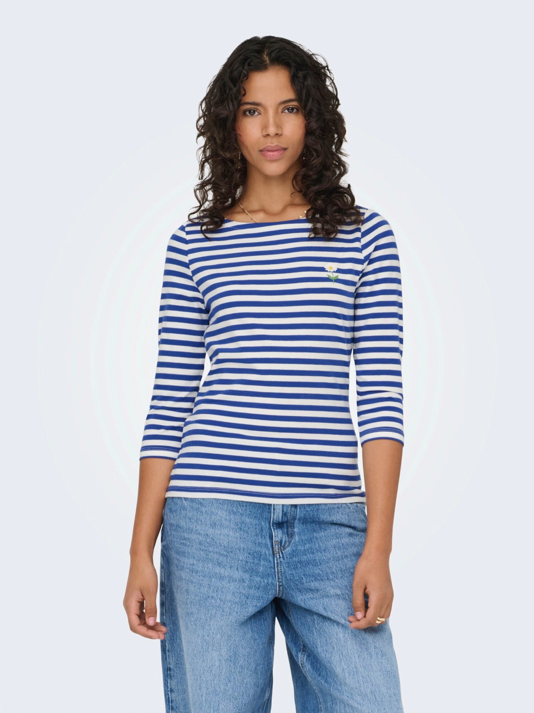Only 3/4-Arm-Shirt ONLFIFI (1-tlg) Plain/ohne Details