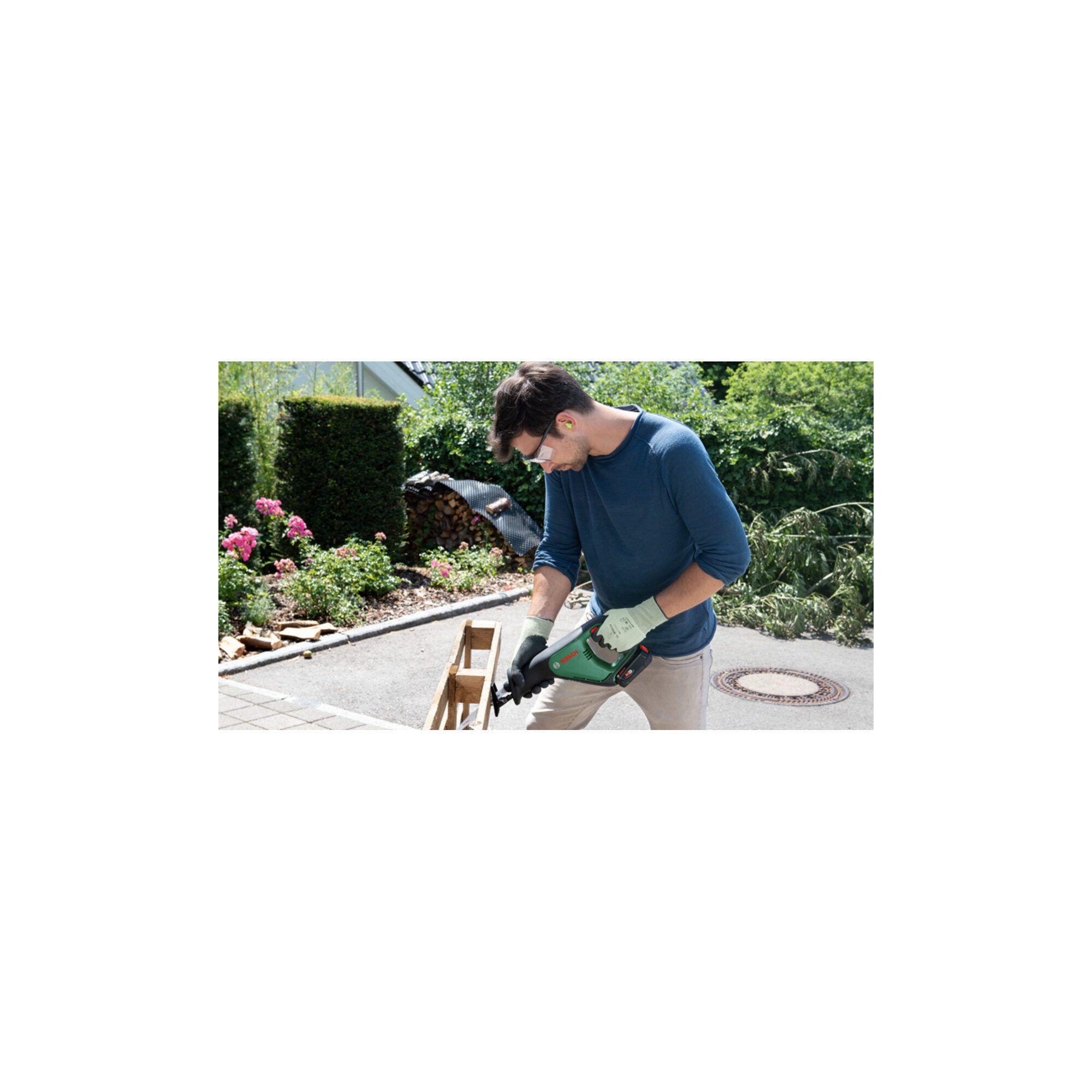 Bosch Professional Akku-Säbelsäge Bosch Akku-Säbelsäge AdvancedRecip 18 mit 1x Sägeblatt