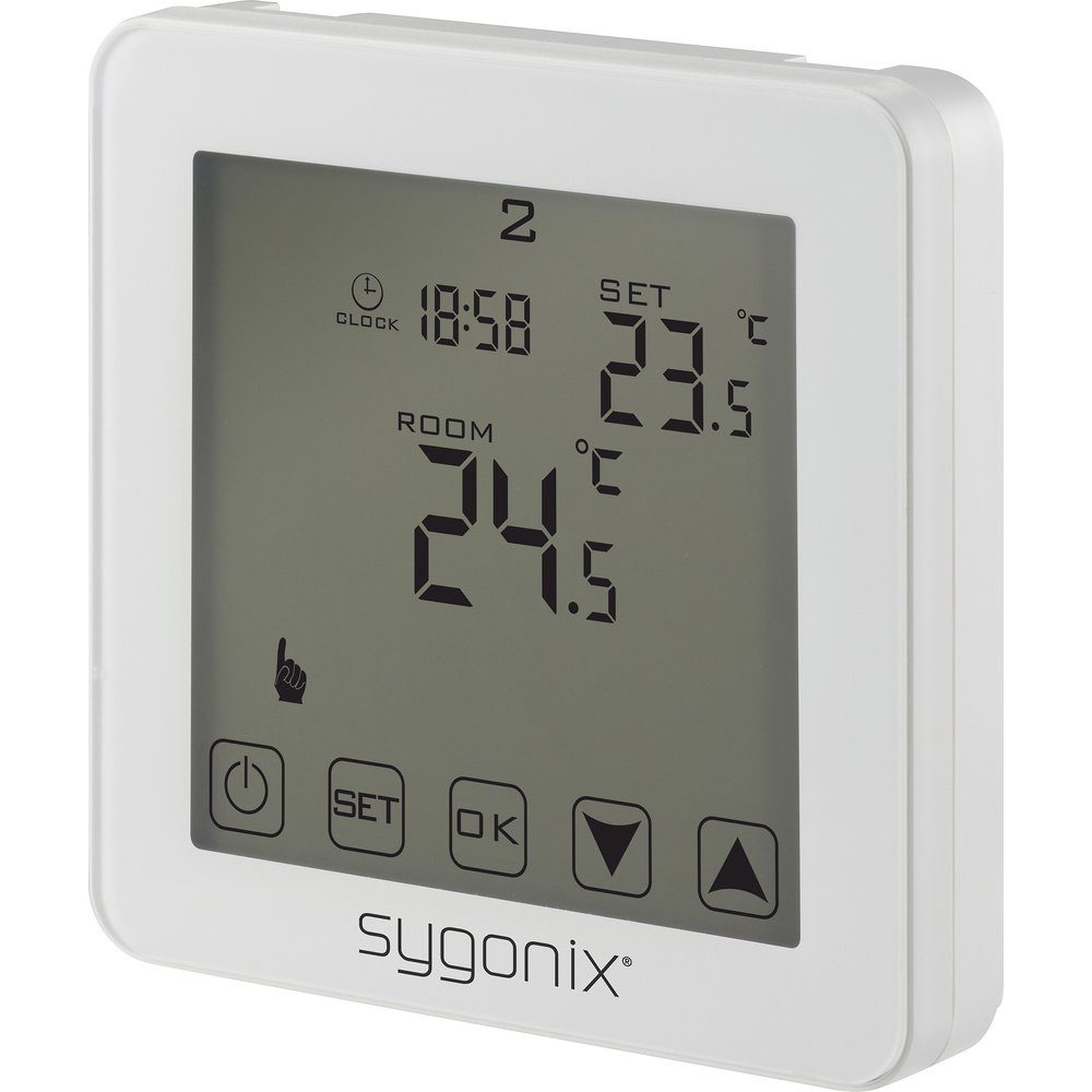 Raumthermostat Sygonix SY-4961570 Touch 2 Raumthermostat Unterputz Wochenprogramm 1