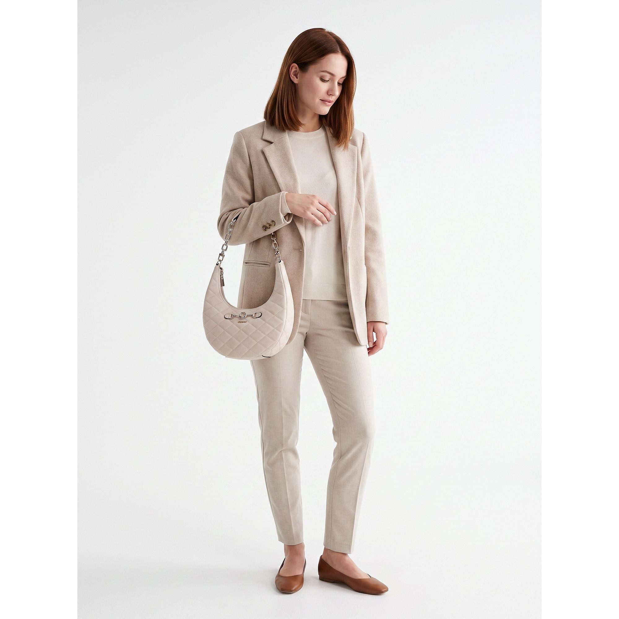 Guess Schultertasche Frances, Polyurethan