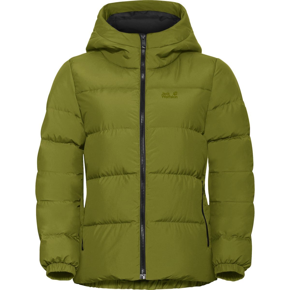 Jack Wolfskin Outdoorjacke Frozen Palace Jacket W RDS Damen-Daunenjacke mit winddichtem Material, verstellbarer Kapuze und