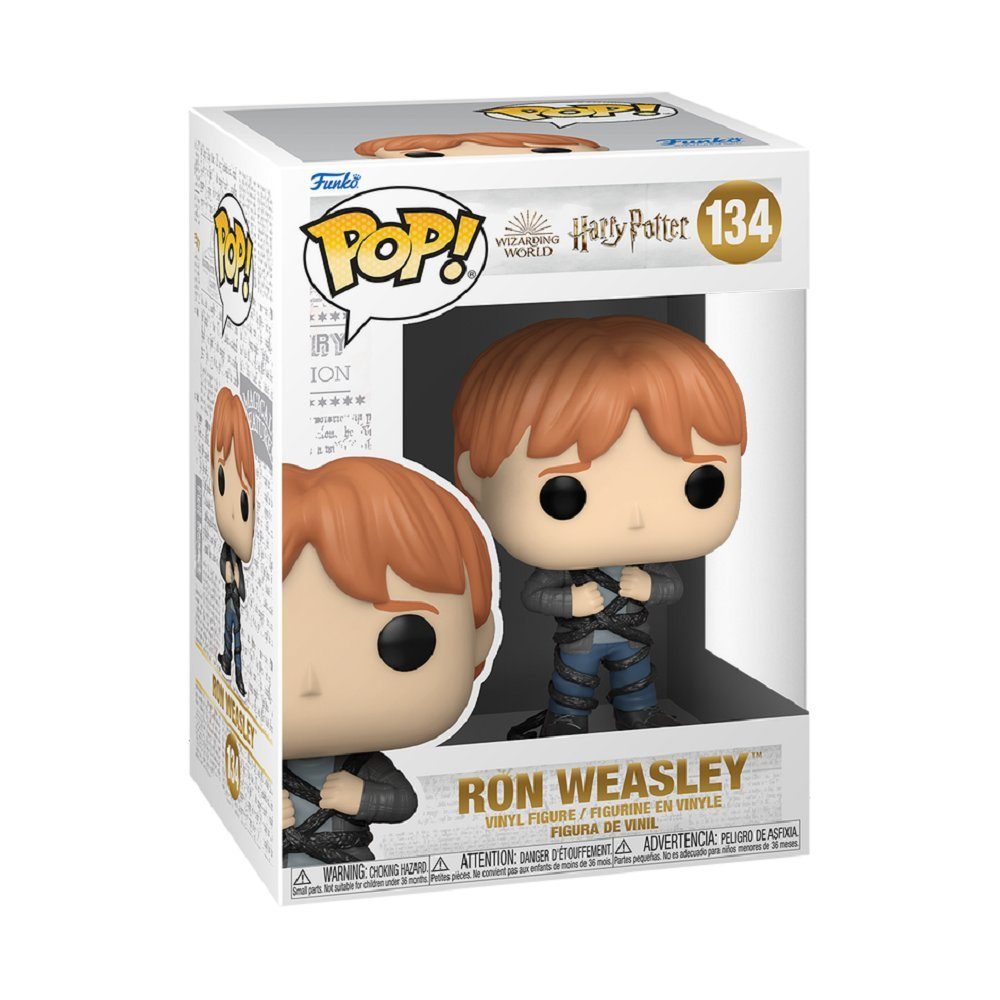 Funko POP! Ron in Funko Potter - Actionfigur Weasley Harry Teufelsschlinge #134 der