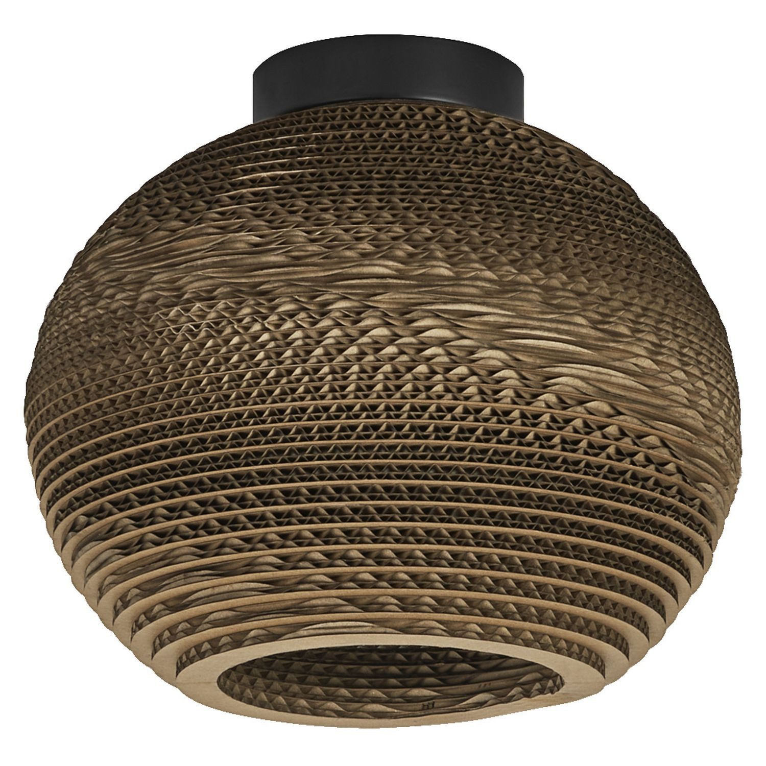 Licht-Erlebnisse Deckenleuchte GERA, ohne Leuchtmittel, E27 D: 26 cm rund Kugelschirm Modern