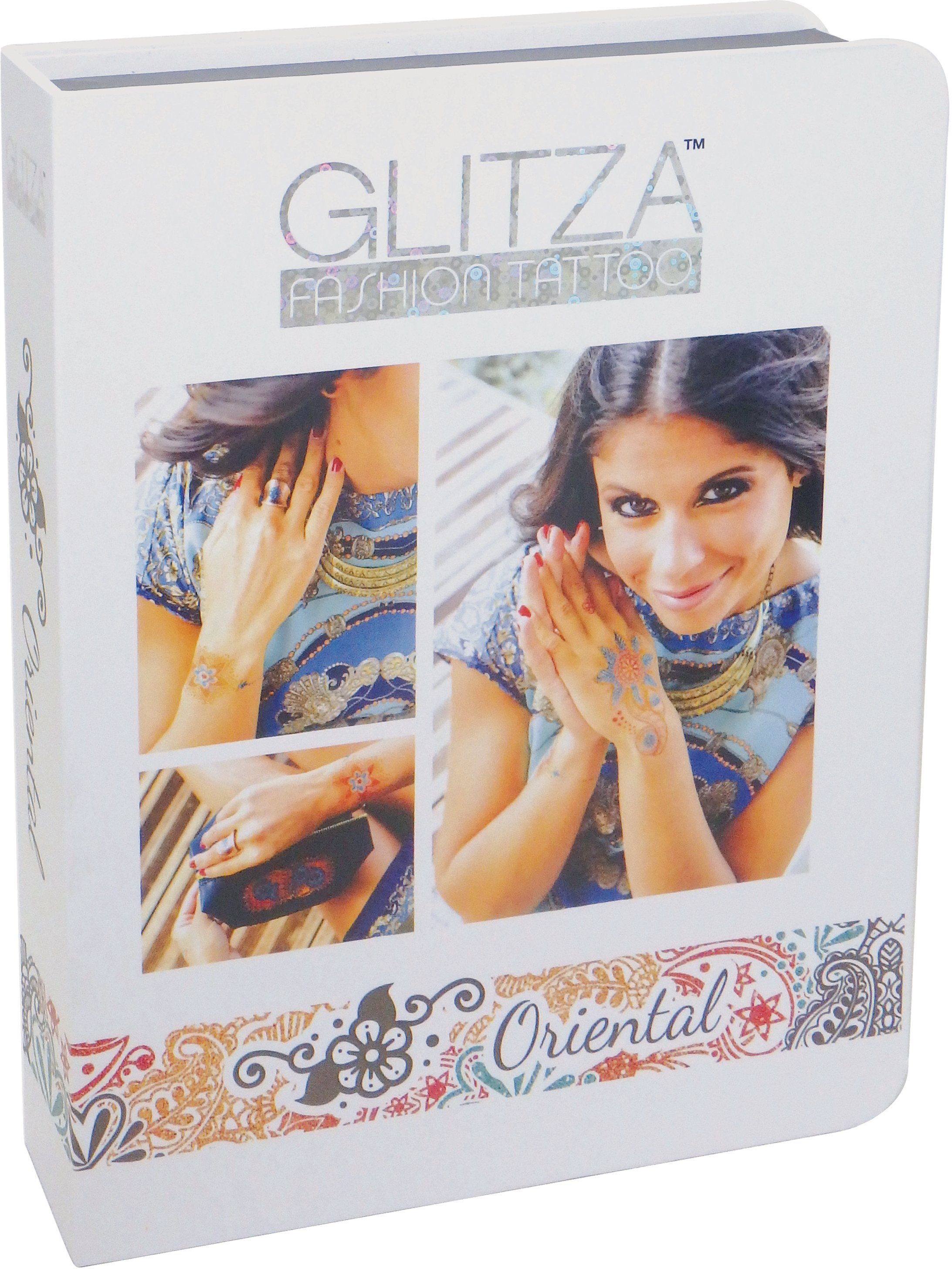 Buchform Set Deluxe Knorrtoys® Kreativset GLITZA FASHION (Set), Verpackung Oriental, in