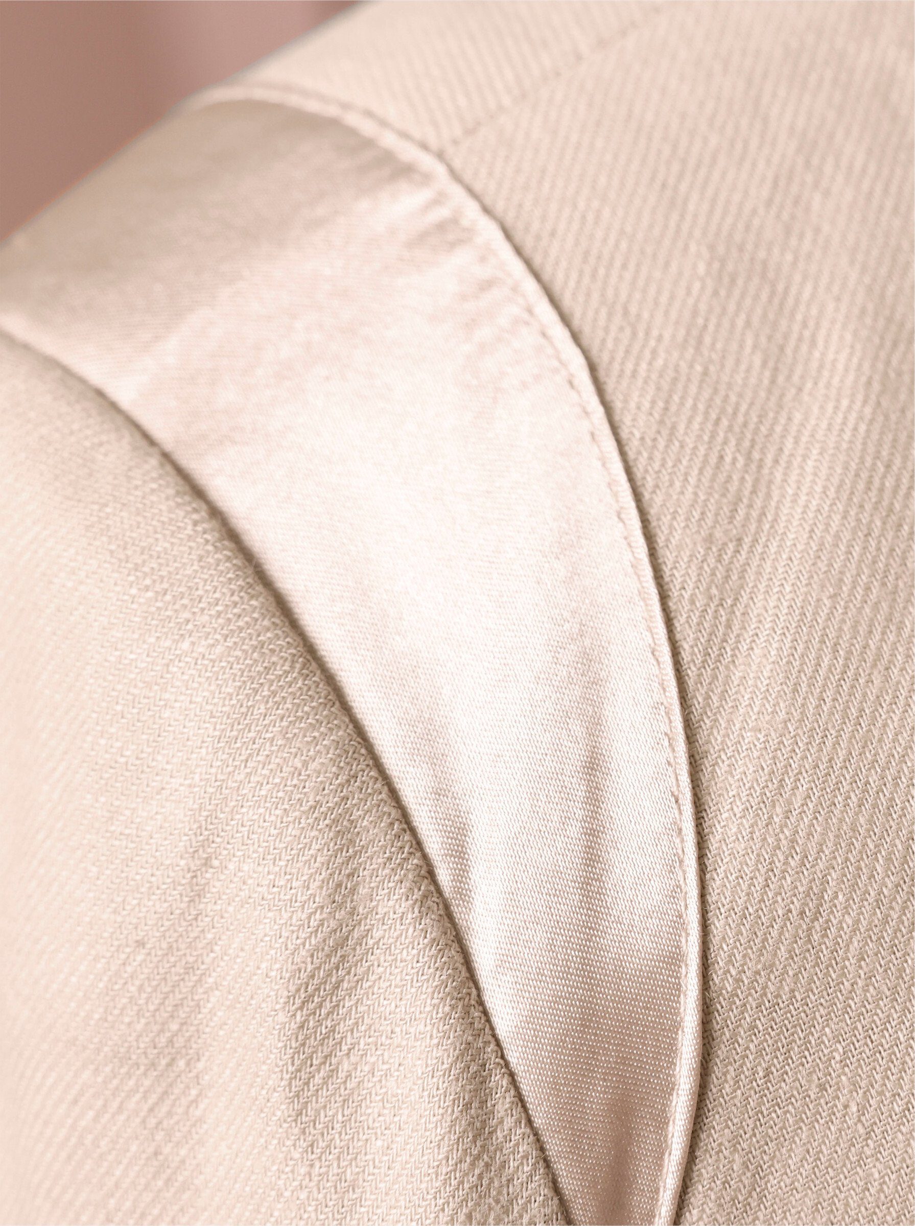 creation L Blusenblazer Leinen-Viskose-Blazer Langarm