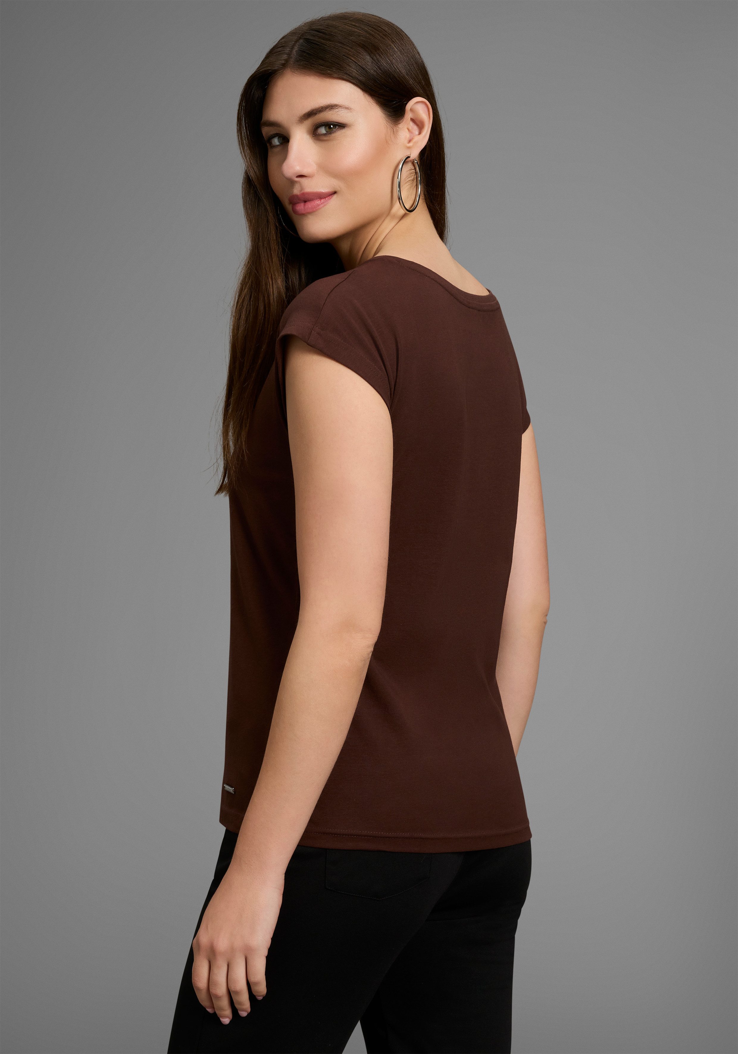 Bruno Banani T-Shirt mit Foil Print - NEUE KOLLEKTION günstig online kaufen