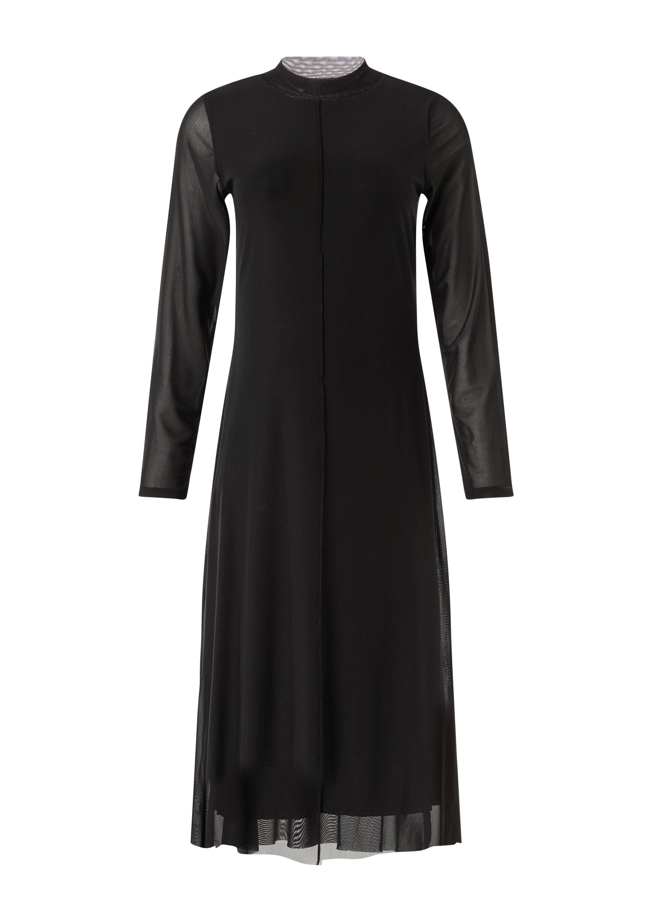 comma Midikleid Kleid Hochgeschlossenes Midi-Kleid aus günstig online kaufen