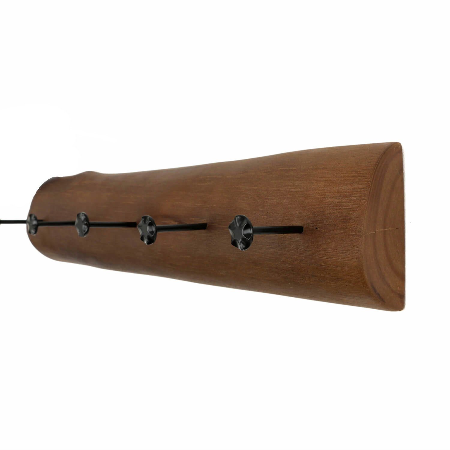 Licht-Erlebnisse Wandgarderobe DALIKA (1 St), Wandgarderobe Holz 49,5 cm Hakenleiste Wand Flur