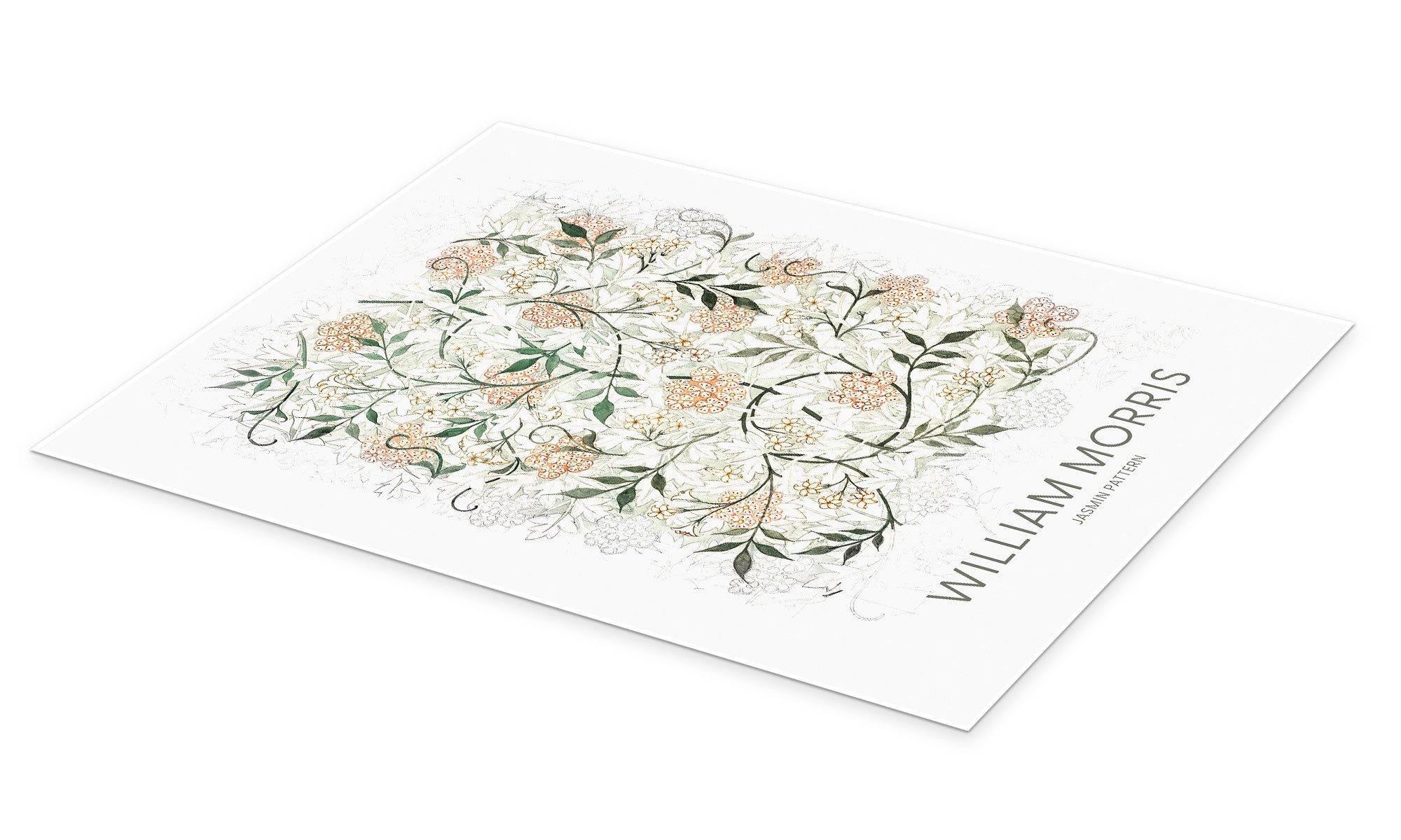 Posterlounge Wandbild Jasmin, William Morris, erhältlich als Poster, Leinwandbild, Wandsticker oder Acrylglasbild