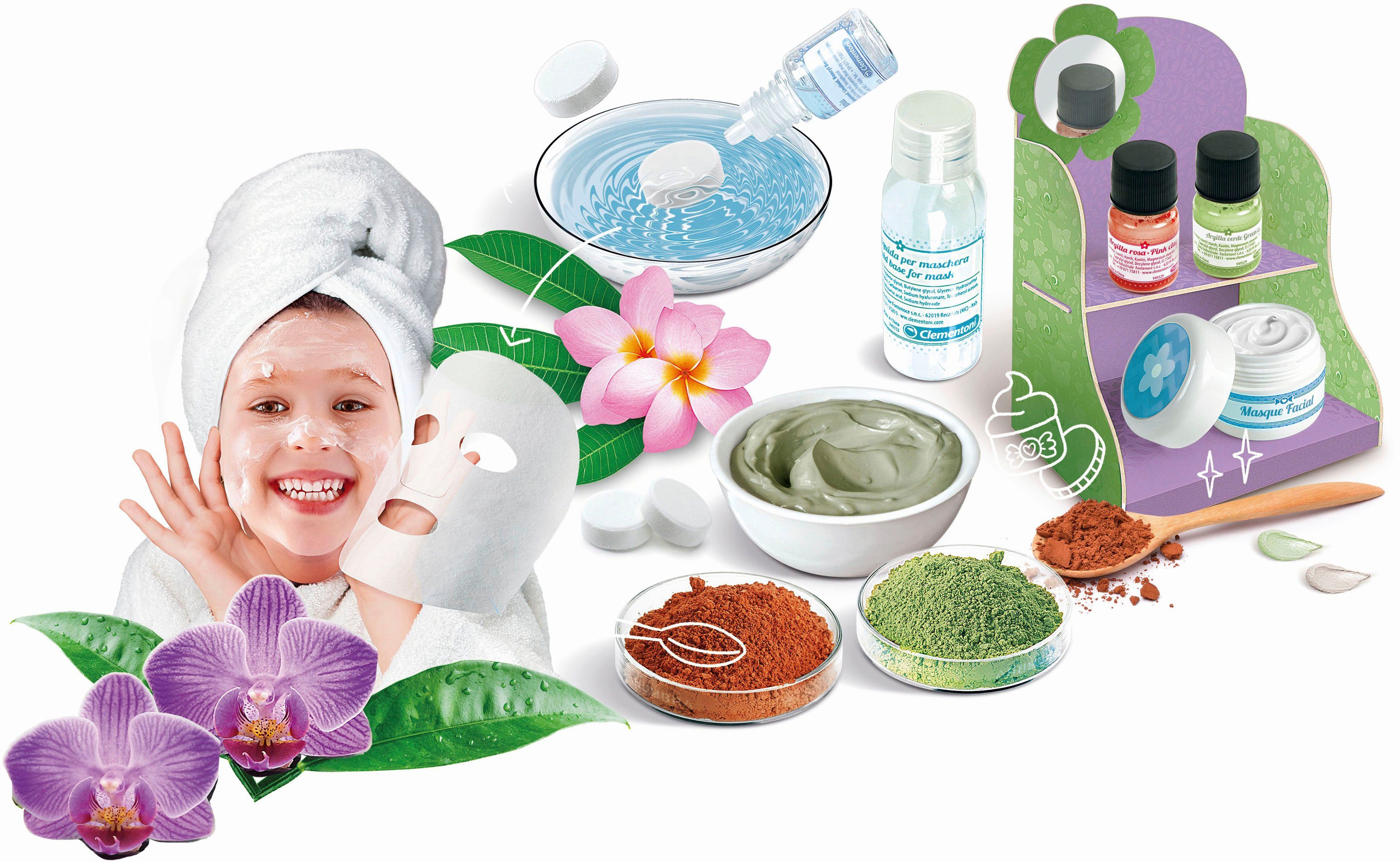 Clementoni® Experimentierkasten Galileo, Gesichtsmasken selbst machen, günstig online kaufen