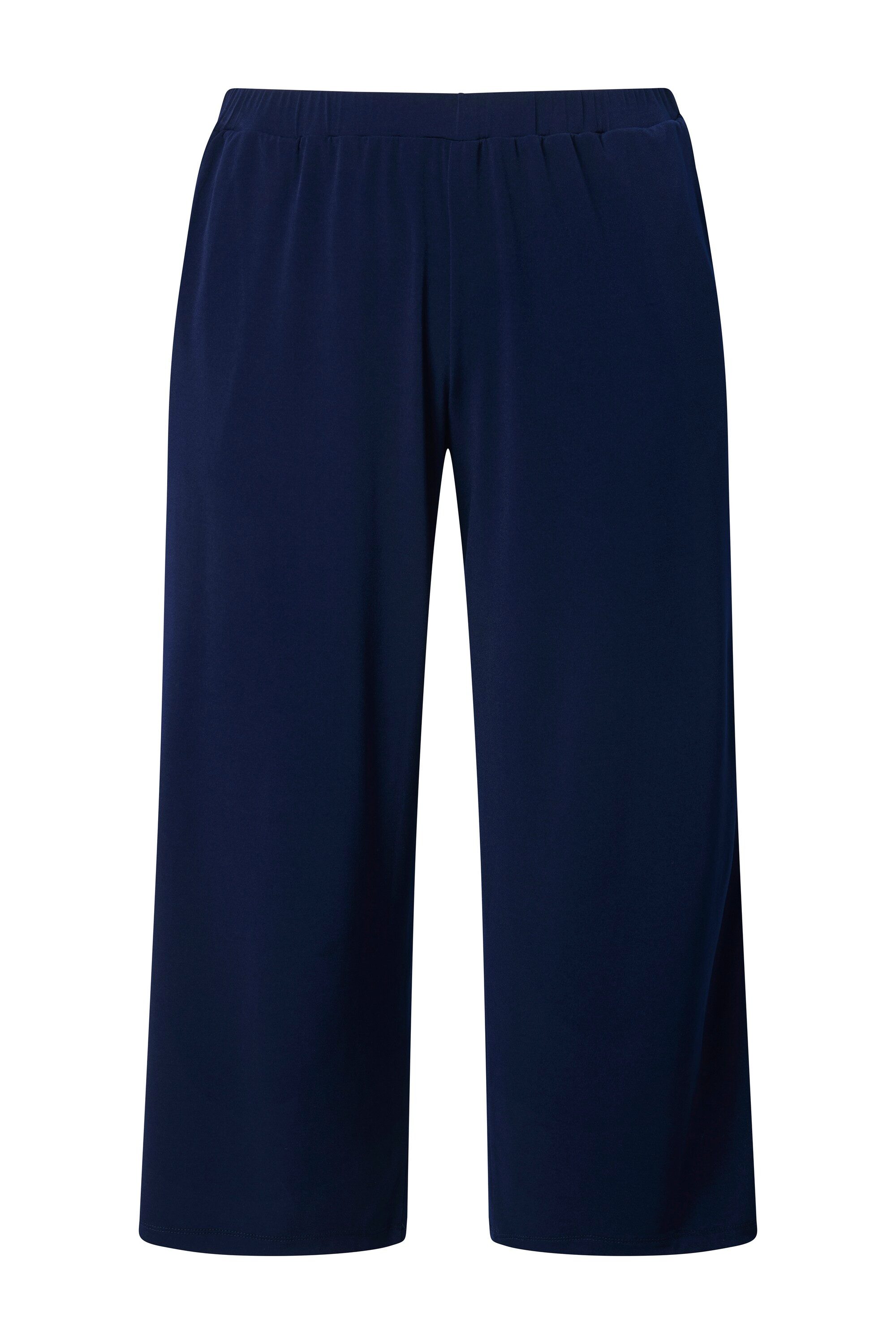 Ulla Popken Schlupfhose 7/8-Jerseyhose gerades Bein Elastikbund günstig online kaufen
