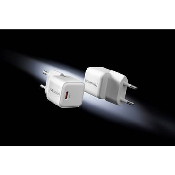 Intenso Power Adapter white double pack USB-Ladegerät (GaN, USB Power Delivery (USB-PD)