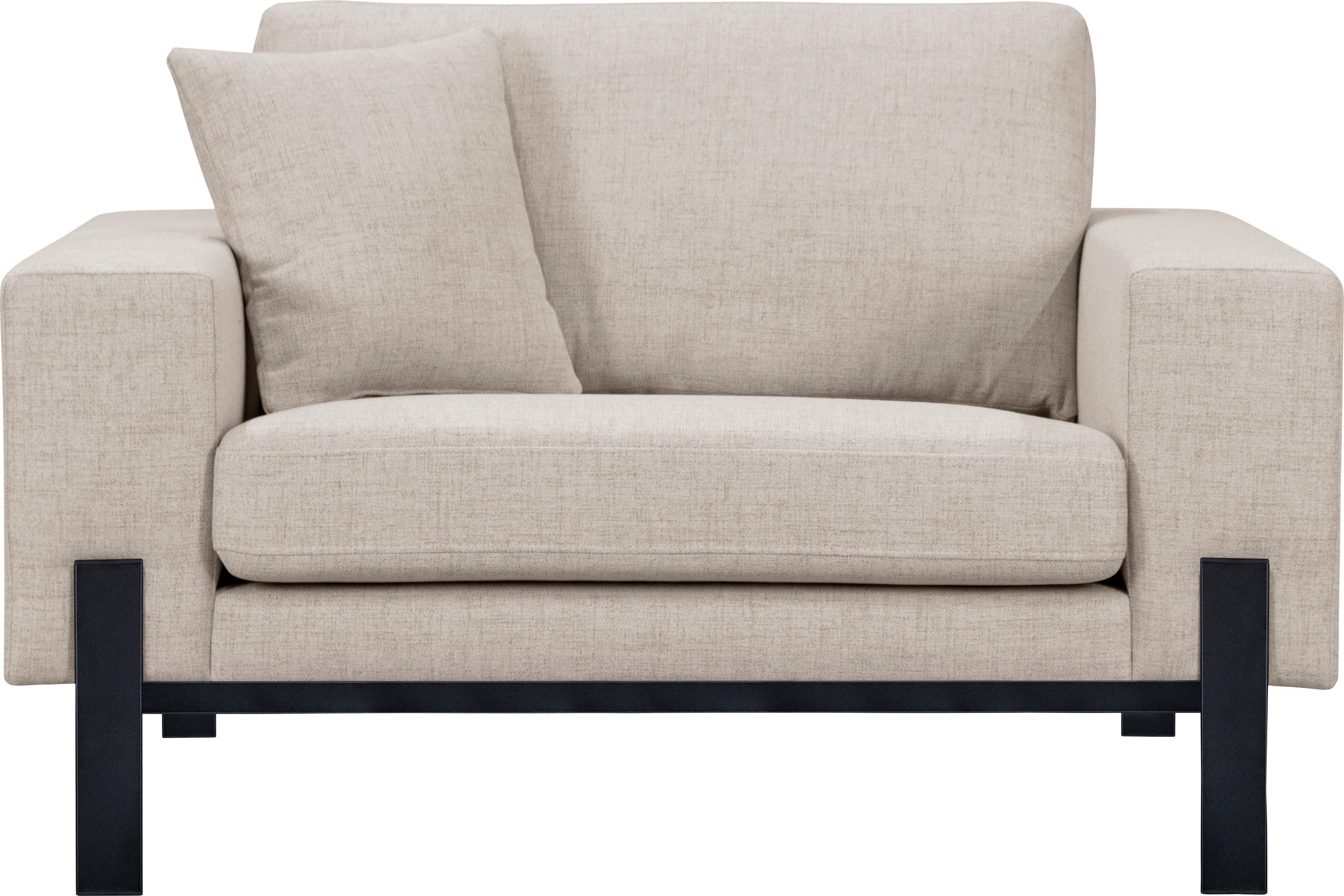 OTTO products Loveseat Ennis, Verschiedene Bezugsqualitäten: Baumwolle, recyceltes Polyester