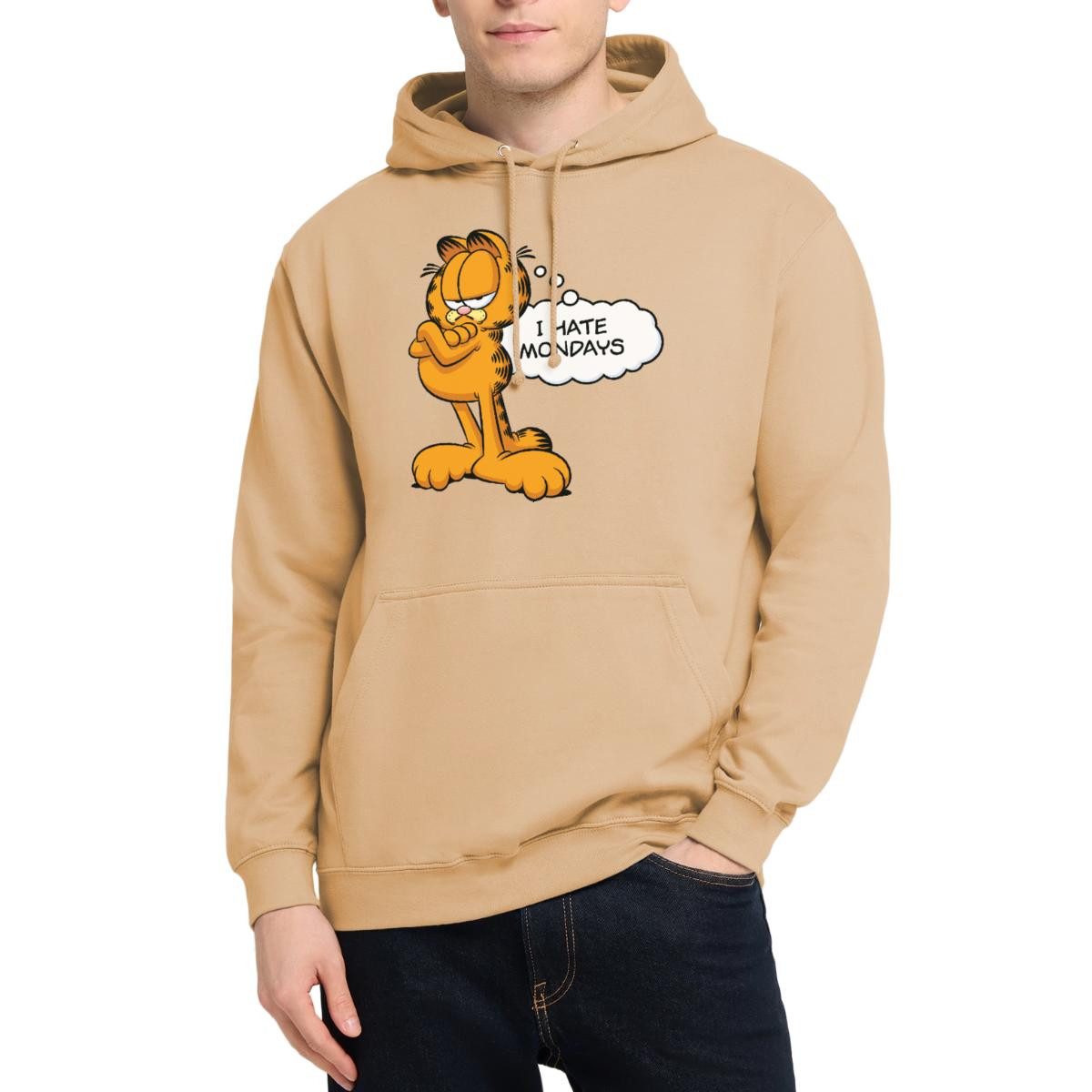 Spreadshirt Hoodie Garfield Ich Hasse Montage Mondays Montag Unisex Hoodie (1-tlg)