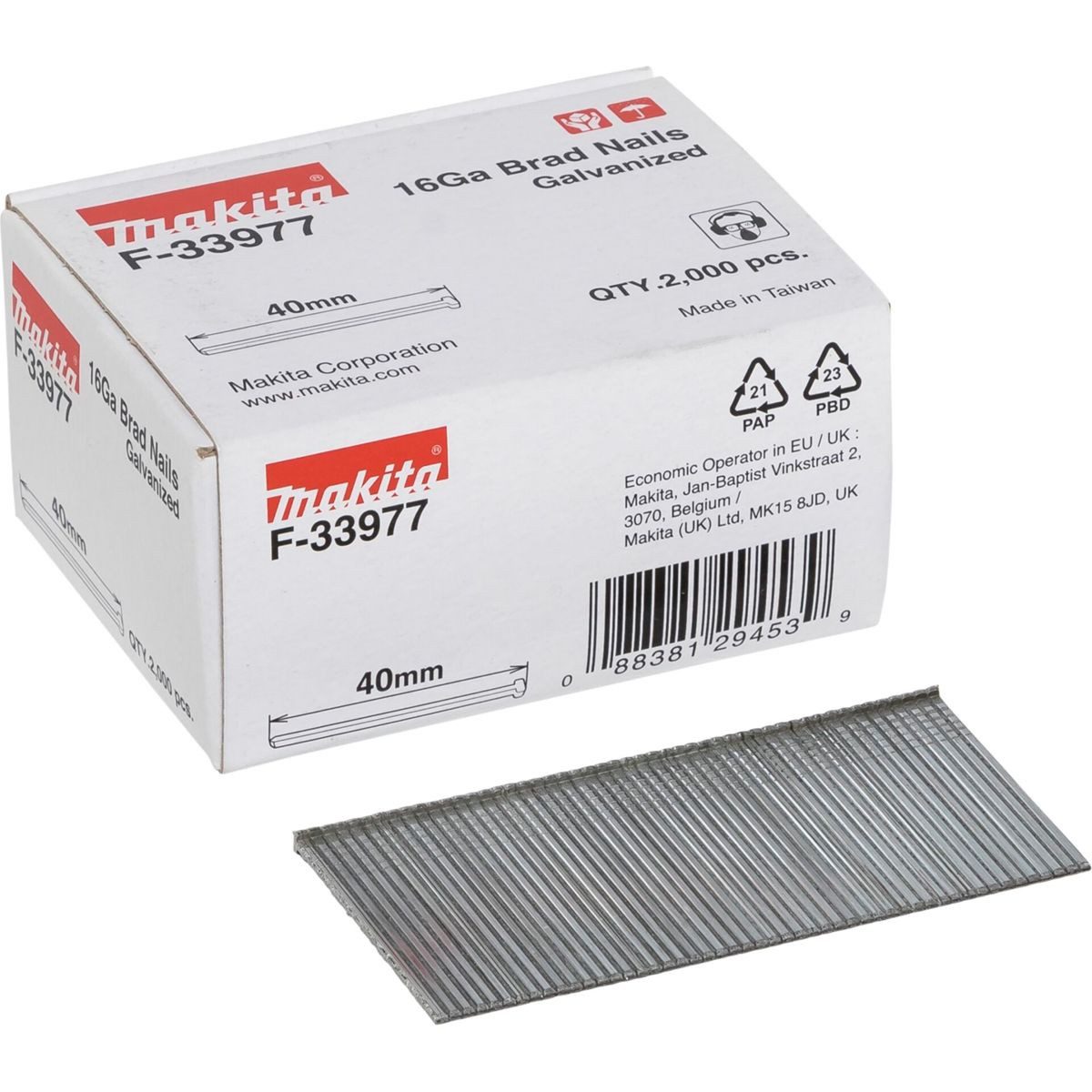 Makita Stauchkopfnagel Stauchkopfnagel 40mm