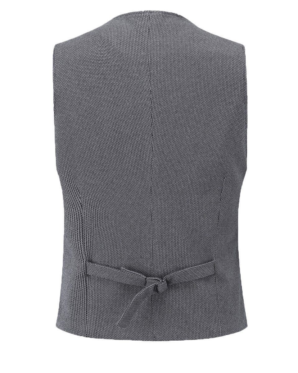 Allthemen Anzugweste Herren Anzugweste Herringbone V-Ausschnitt günstig online kaufen