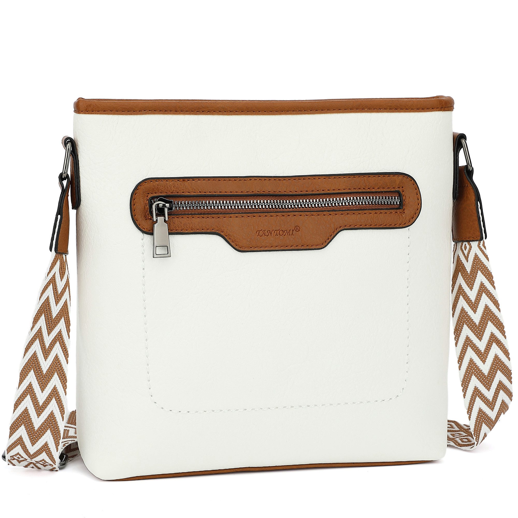 TAN.TOMI Schultertasche Henkeltasche für Damen Modische Umhängetasche Crossbody Bag, Multi-Taschen-Design, Gesäßtasche, verstellbare Schultergurte