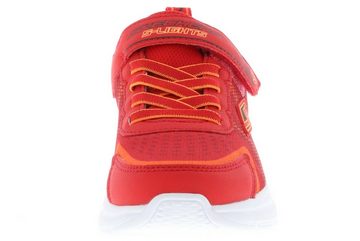 Skechers 401660L/RDOR S Lights-Tri-Namics Red/Orange Sneaker Lichter können am Klettriemen an- und ausgeschalten werden