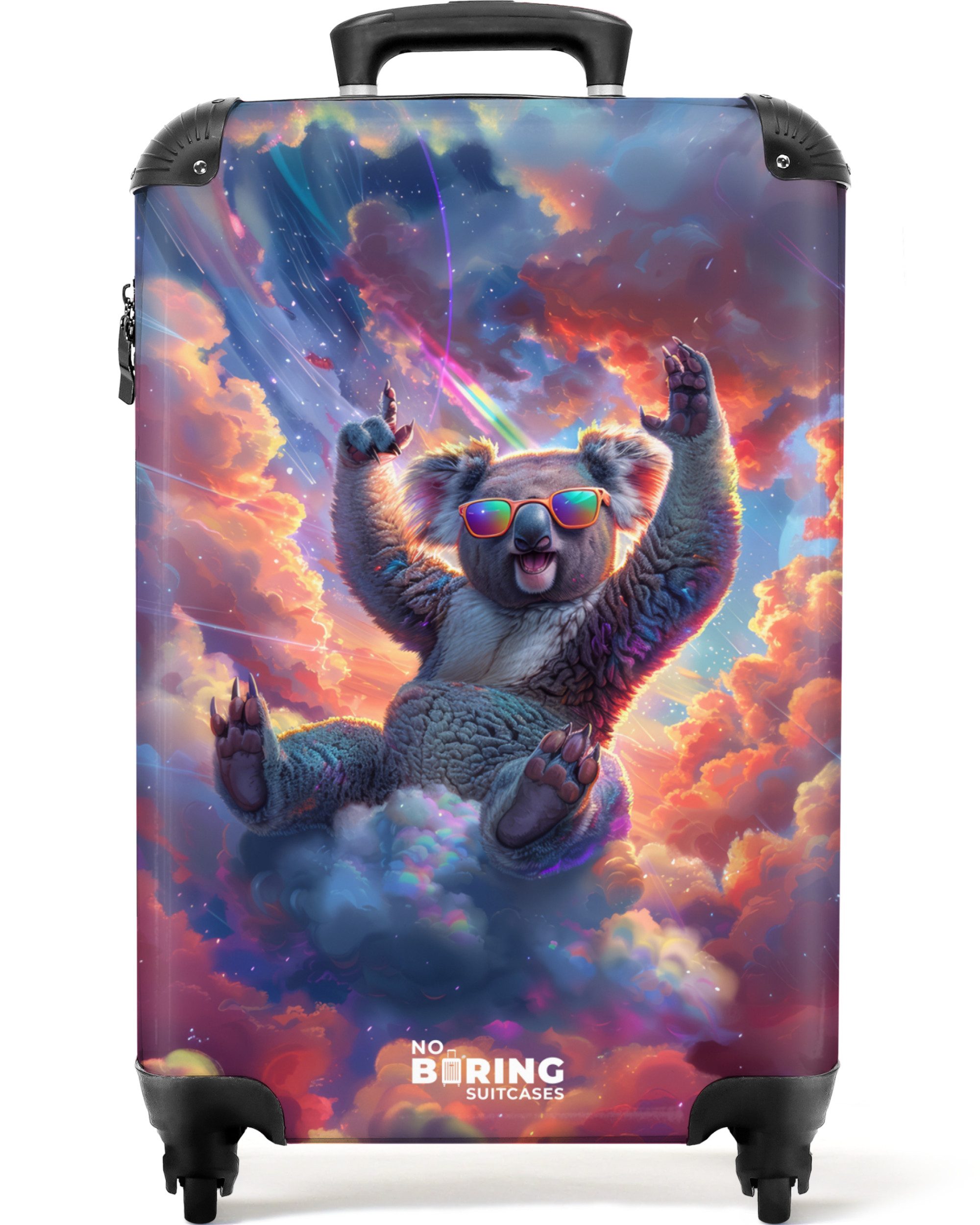 Kinderkoffer Entspannter Koala inmitten der Wolken 55x35x20cm