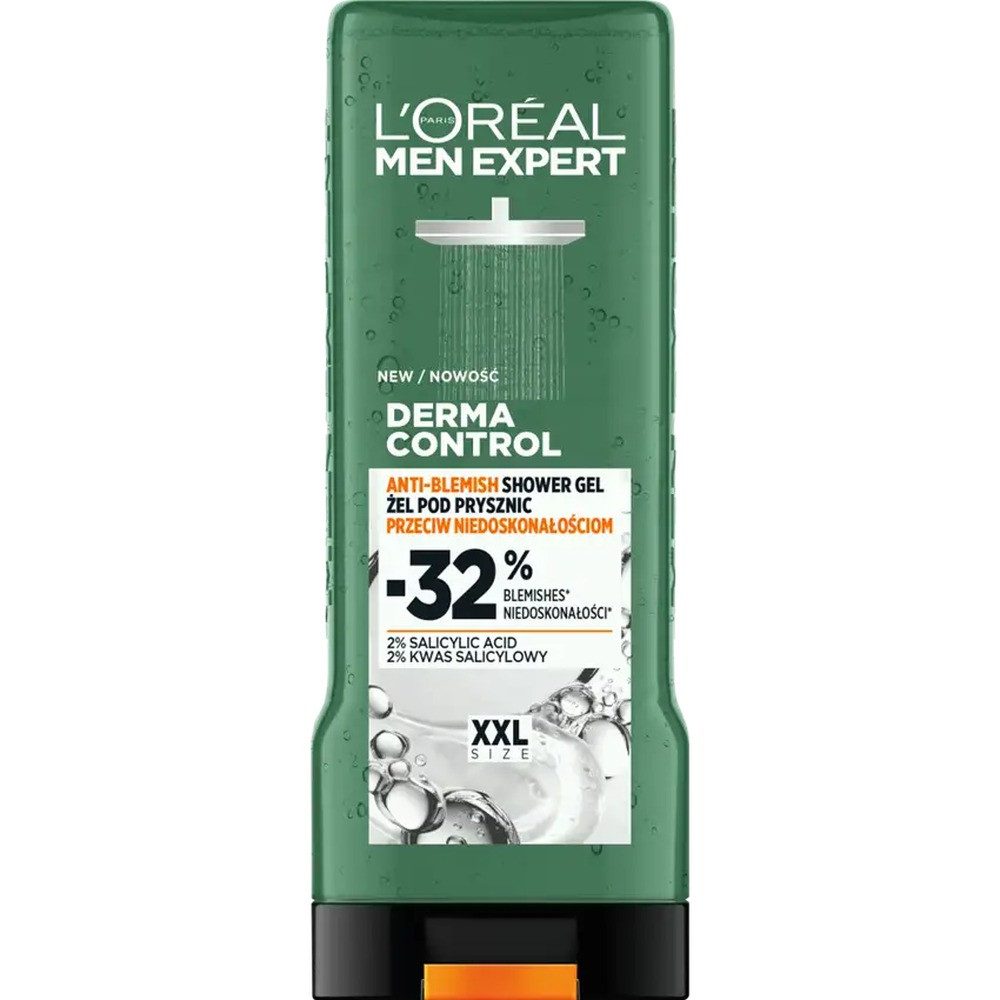 L'ORÉAL PARIS Duschgel Men Expert Derma Control XXL DUSCHGEL für Herren 400ml