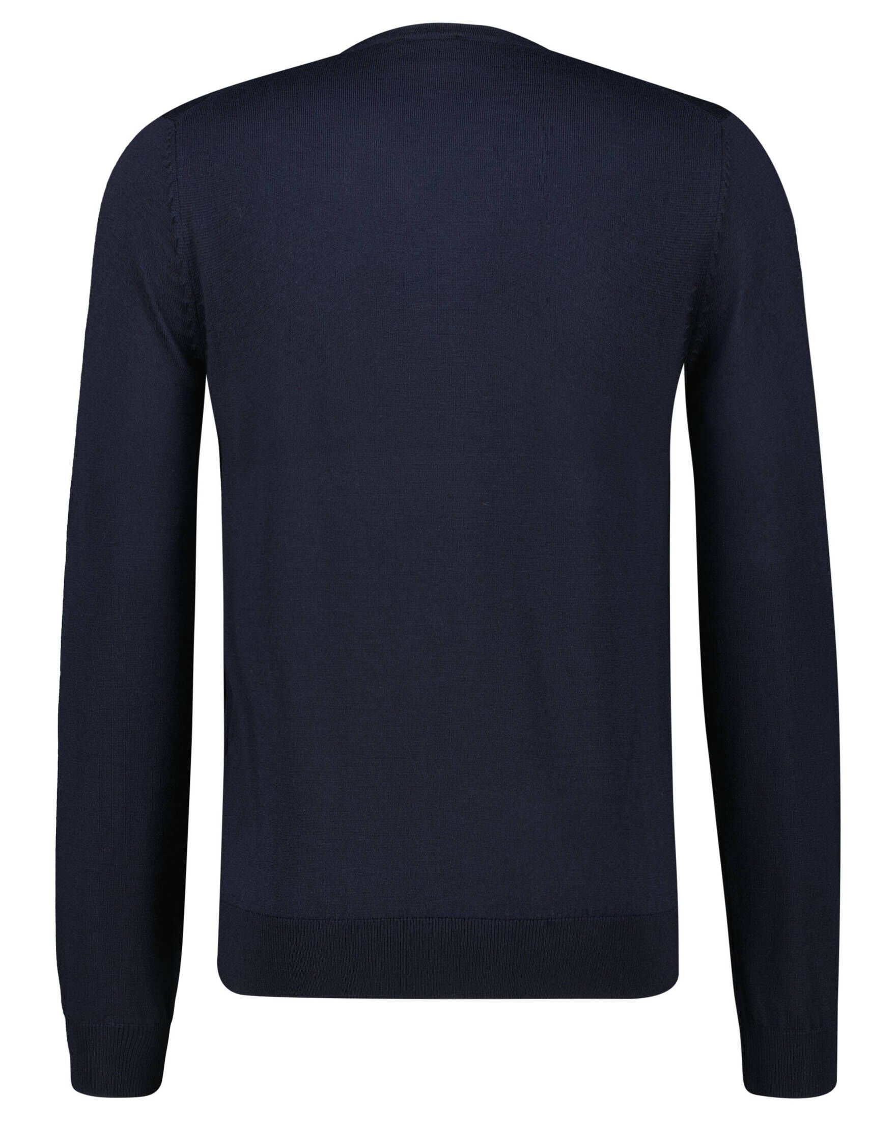 HUGO Strickpullover Herren Wollpullover SAN (1-tlg) navy (236) VREDO-M