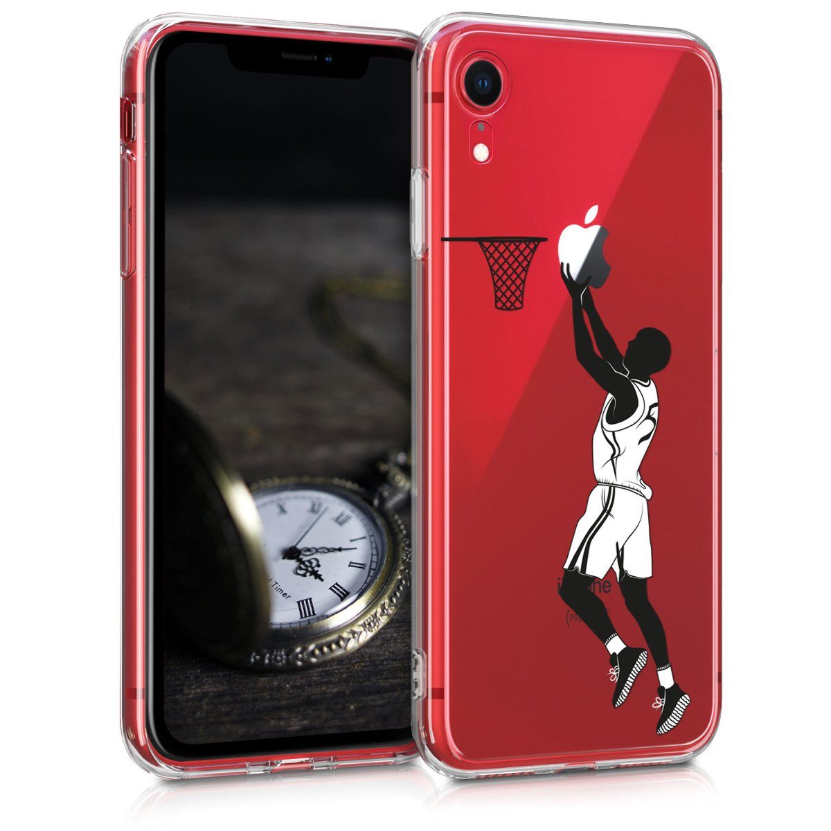 kwmobile Handyhülle Case für Apple iPhone XR, Hülle Silikon transparent - Silikonhülle