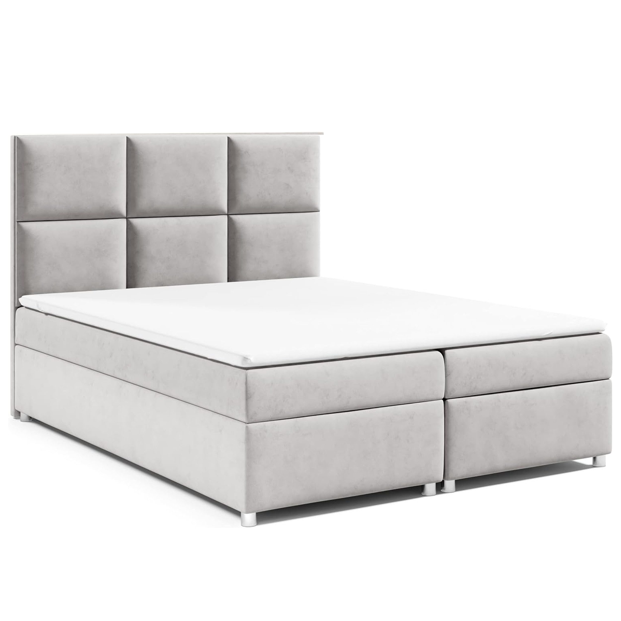 Best for Home Boxspringbett mit Bettkasten Trinity K-13 Bonellfederkern inkl. 7 cm Topper (140x200 160x200 180x200 200x200 cm), mit Lieferung, Aufbau & Entsorgung, TOP- Preis-Leistungs-Verhältnis