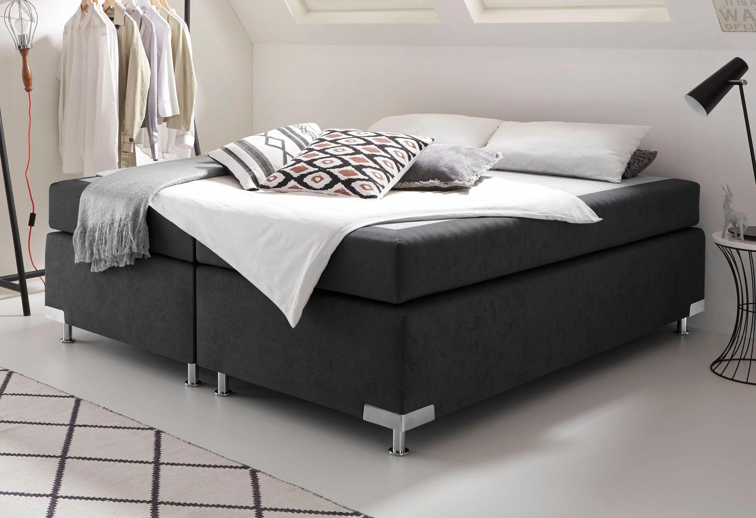 Westfalia Schlafkomfort Boxspringbett Holland, ohne Kopfteil, günstig online kaufen