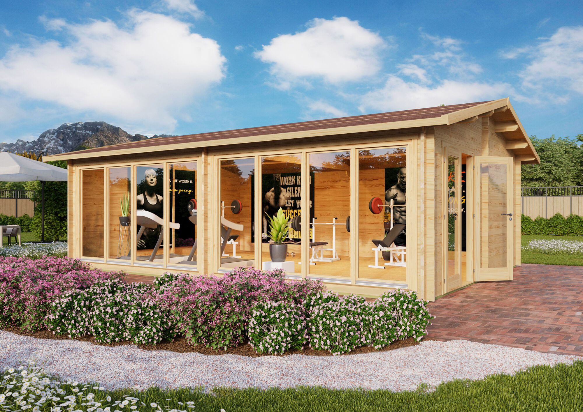 Fjordholz Gartenhaus Marina 44