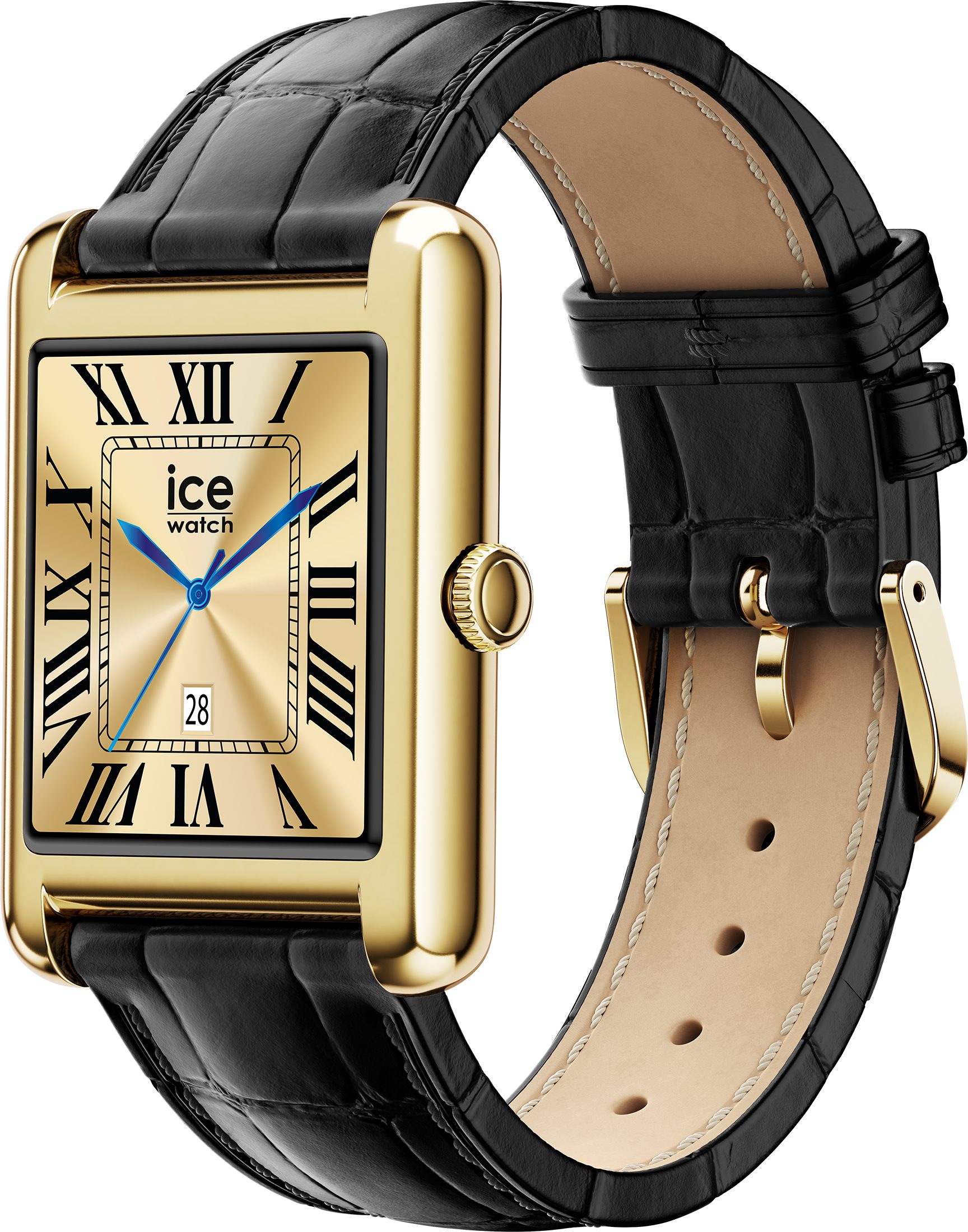 ice-watch Smartwatch, Armbanduhr, Damenuhr, Lederarmband, Bluetooth, digital