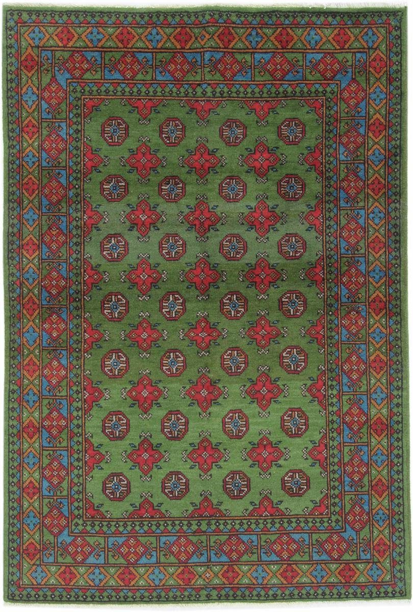 Orientteppich Afghan Akhche 122x179 Handgeknüpfter Orientteppich, Nain Trading, rechteckig, Höhe: 6 mm