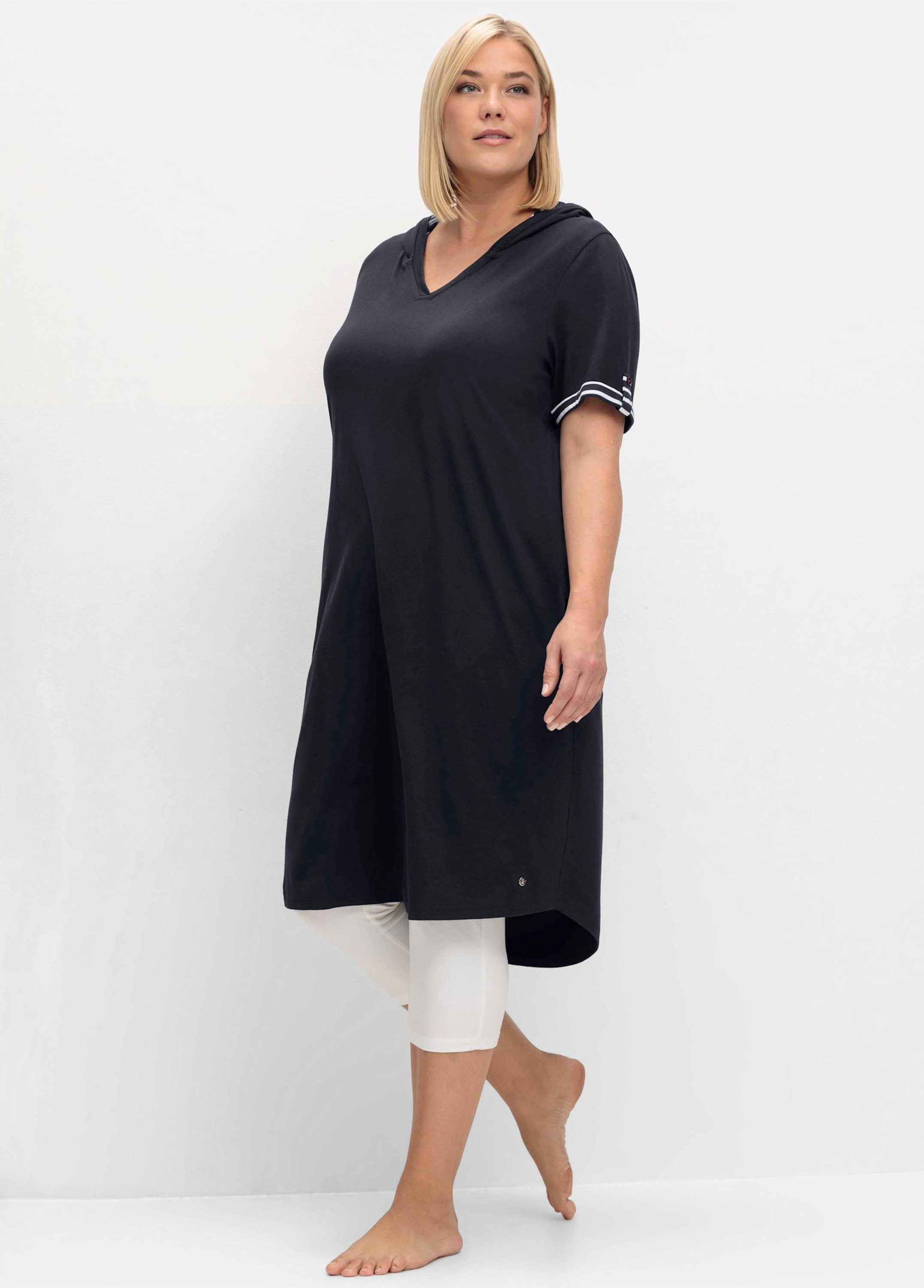 Sheego Jerseykleid Shirtkleid Kurzarm günstig online kaufen